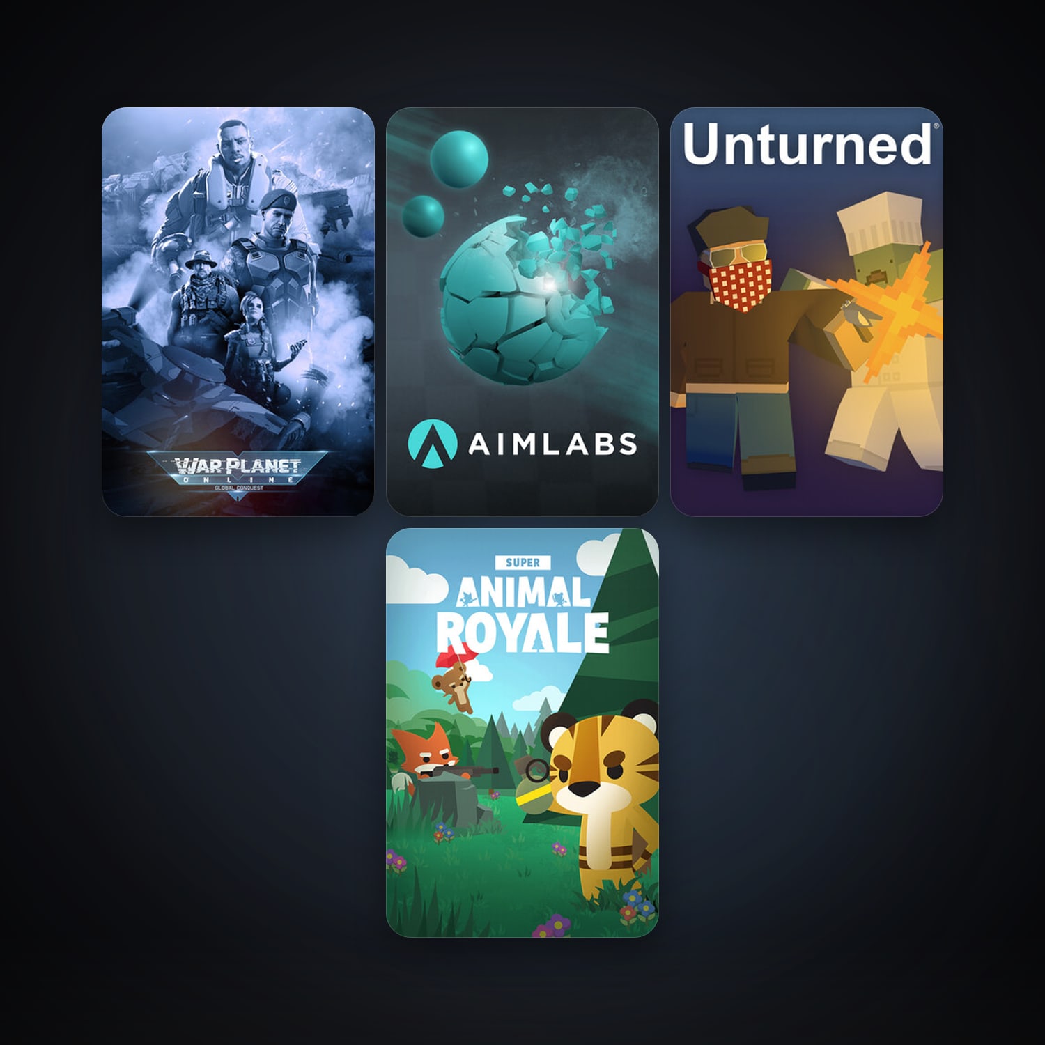 Unturned + Aimlabs, 5 games, clean — HabibiAccounts