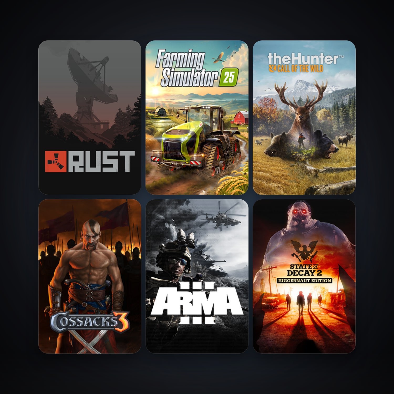 Arma 3 + Assetto Corsa, 14 games, clean — HabibiAccounts
