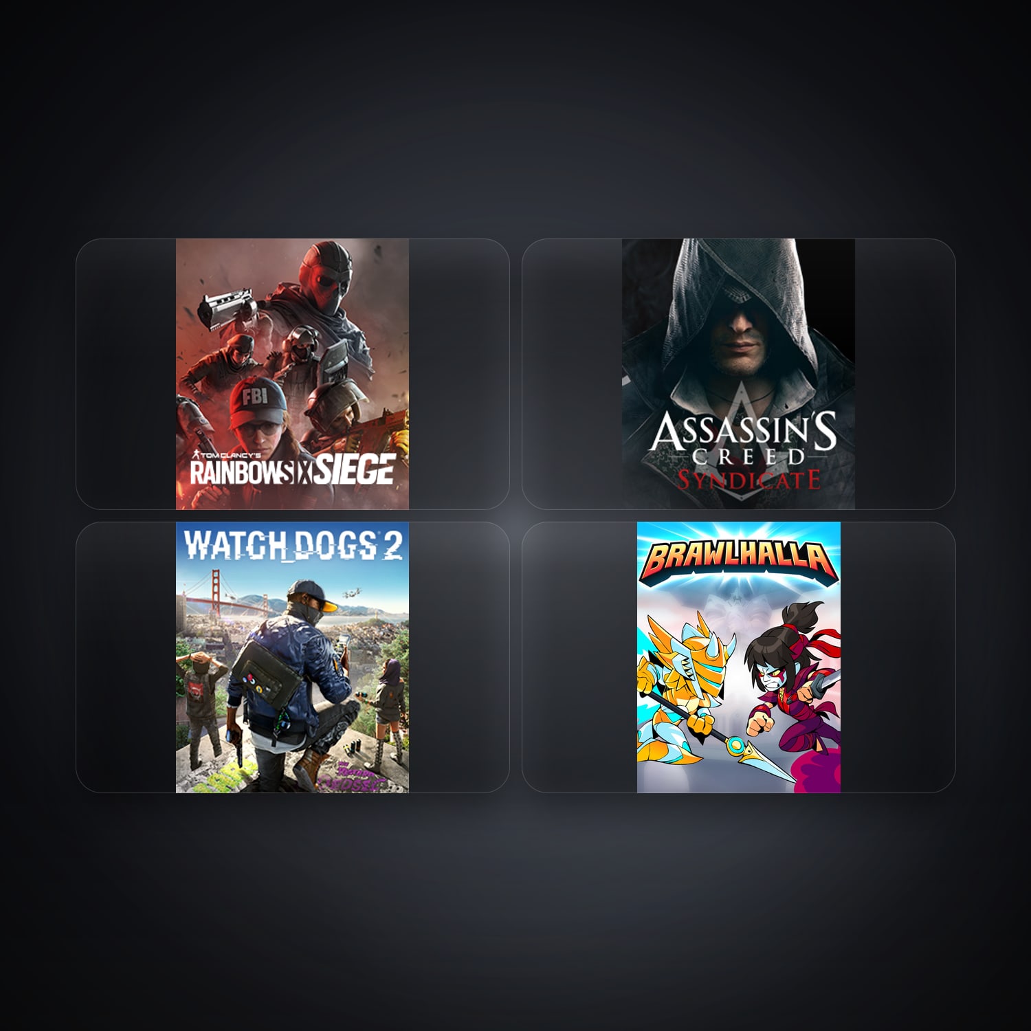 Ubisoft Tom Clancy's Rainbow Six Siege (Steam) + Assassin's Creed Syndicate — CL — 4 games — HabibiAccounts
