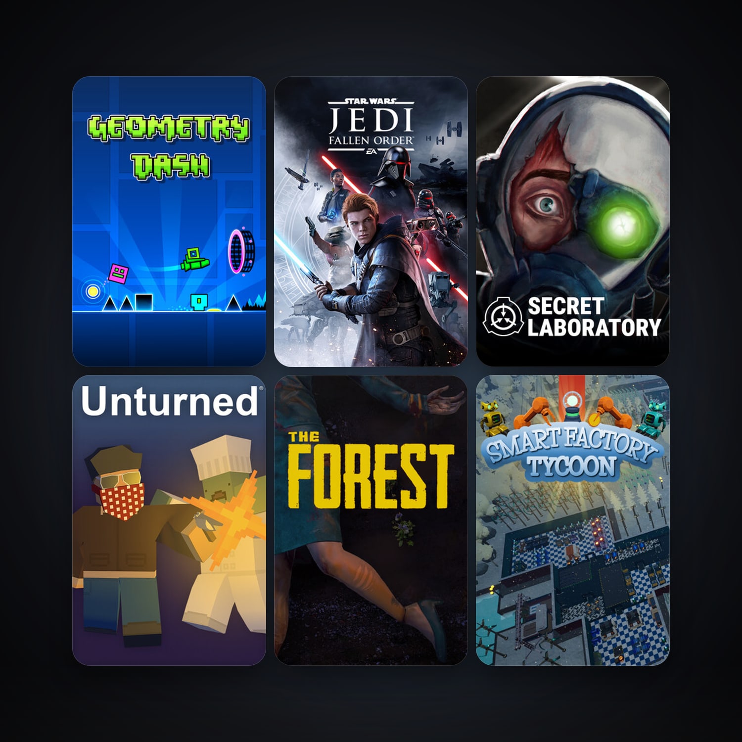 The Forest + Unturned, 11 games, clean — HabibiAccounts