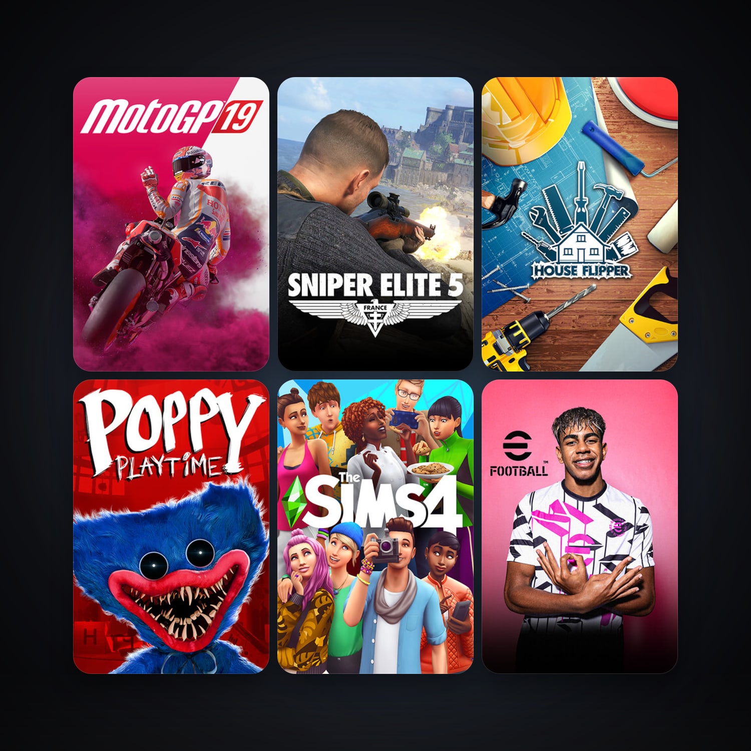 House Flipper + Car Mechanic Simulator 2018, 11 games, clean — HabibiAccounts