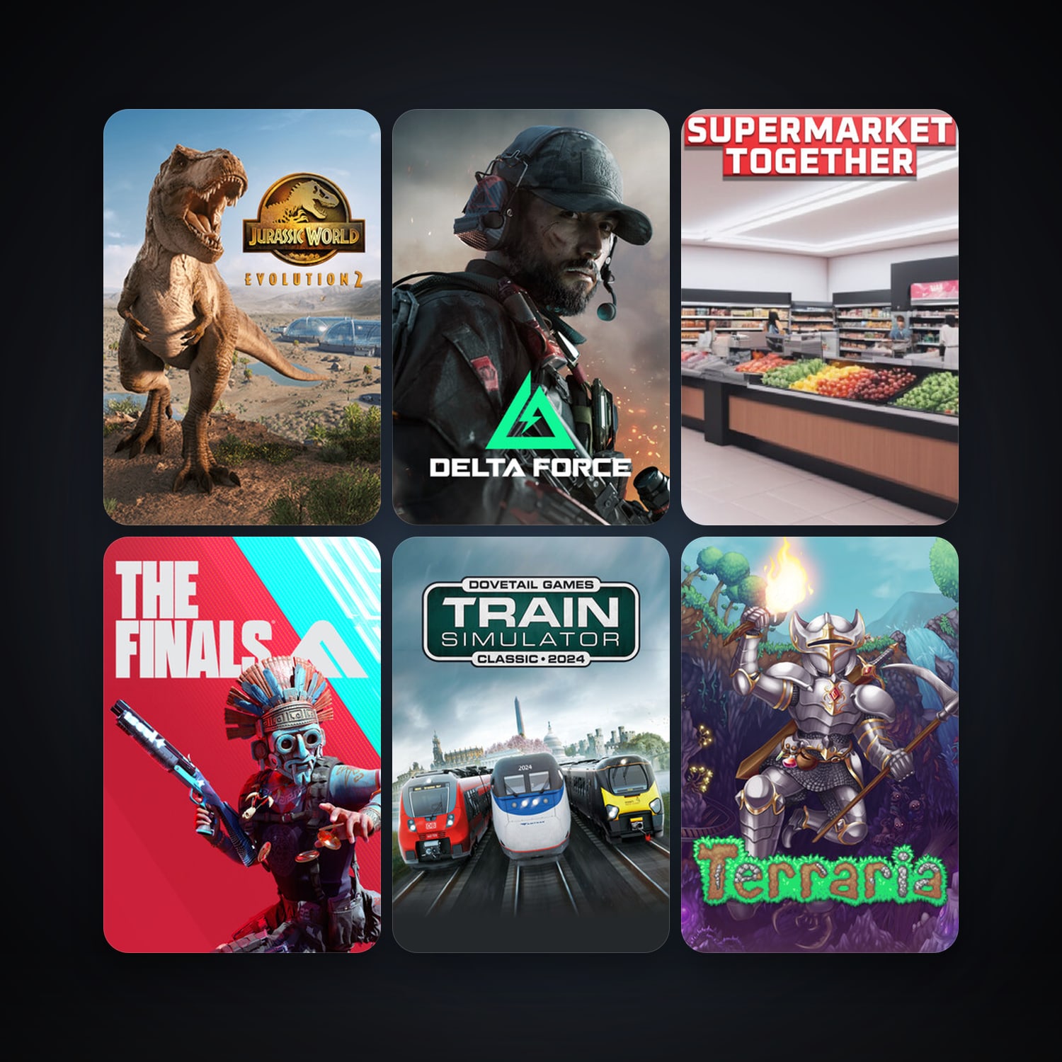 Train Simulator Classic + Terraria, 10 games, clean — HabibiAccounts