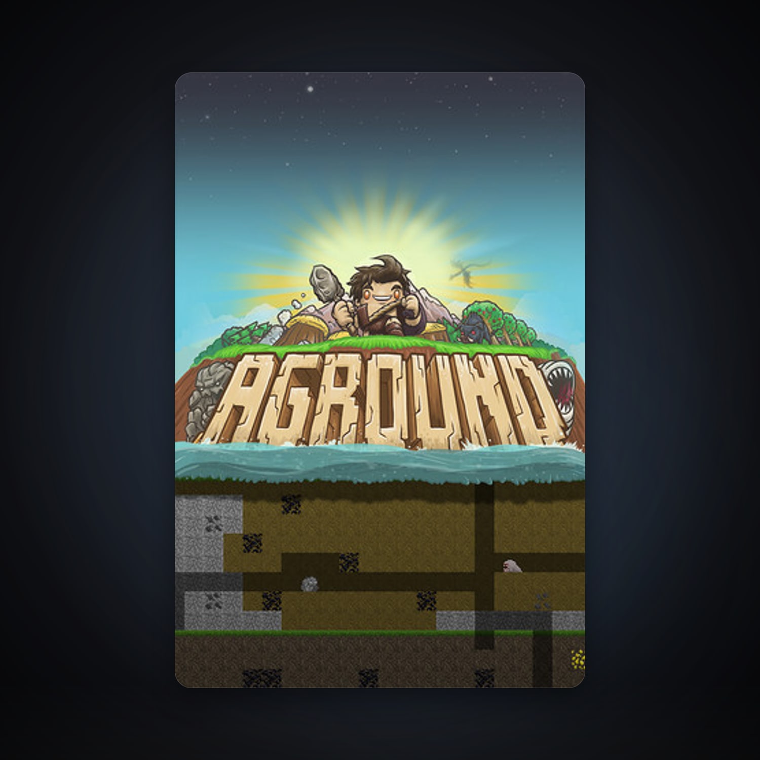 Aground, 1 games, clean — HabibiAccounts