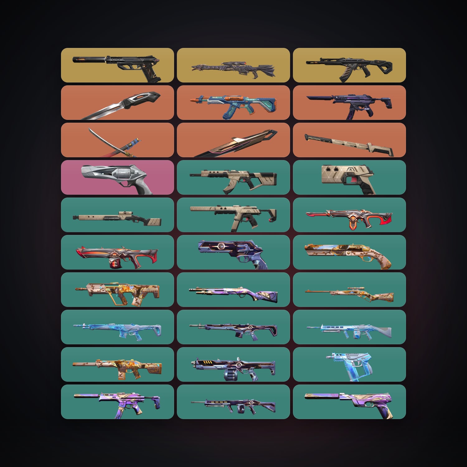 EU Plat 2 locker — 4 knives, 30 skins, lvl 41 — HabibiAccounts