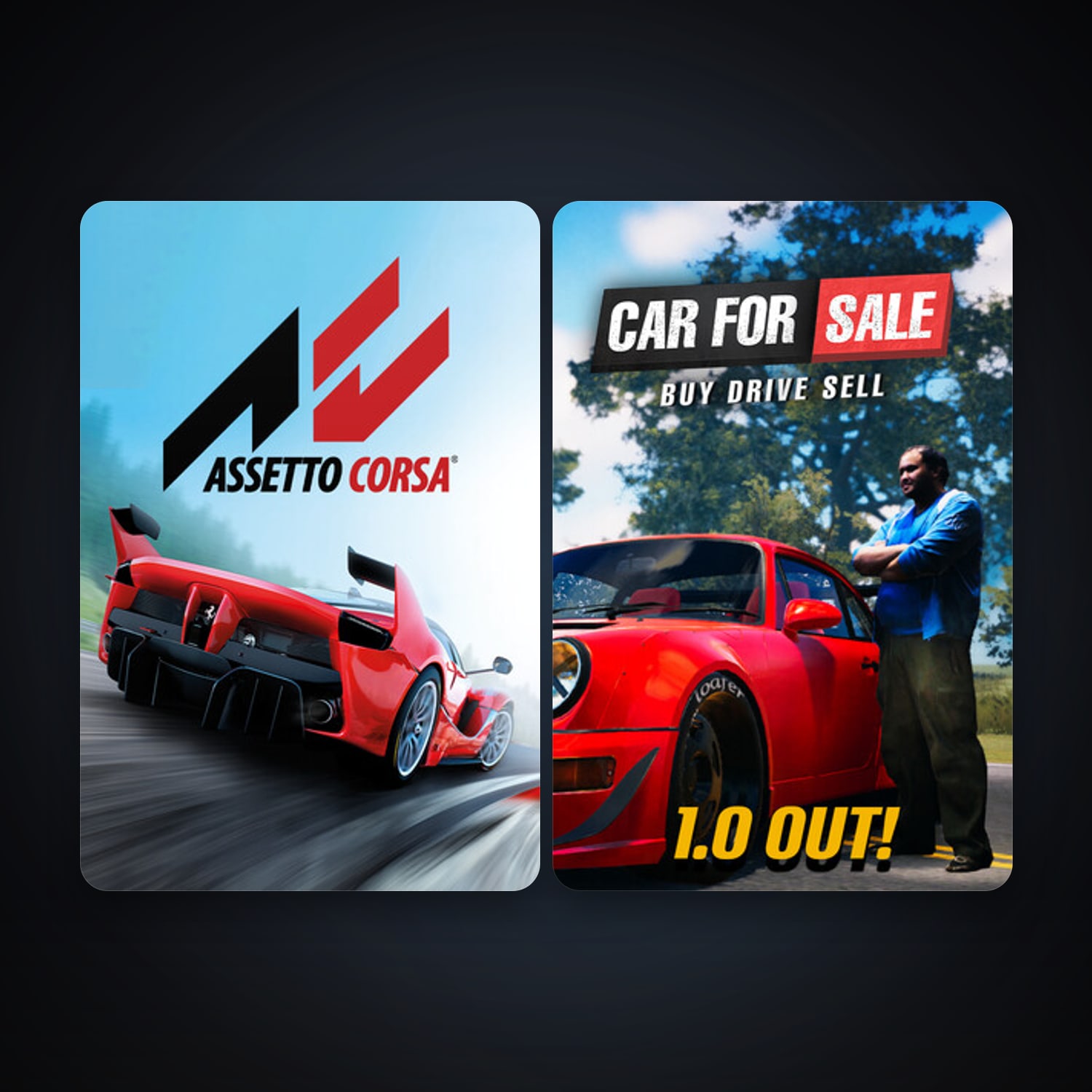Assetto Corsa + Car For Simulator 2023, 4 games, clean — HabibiAccounts