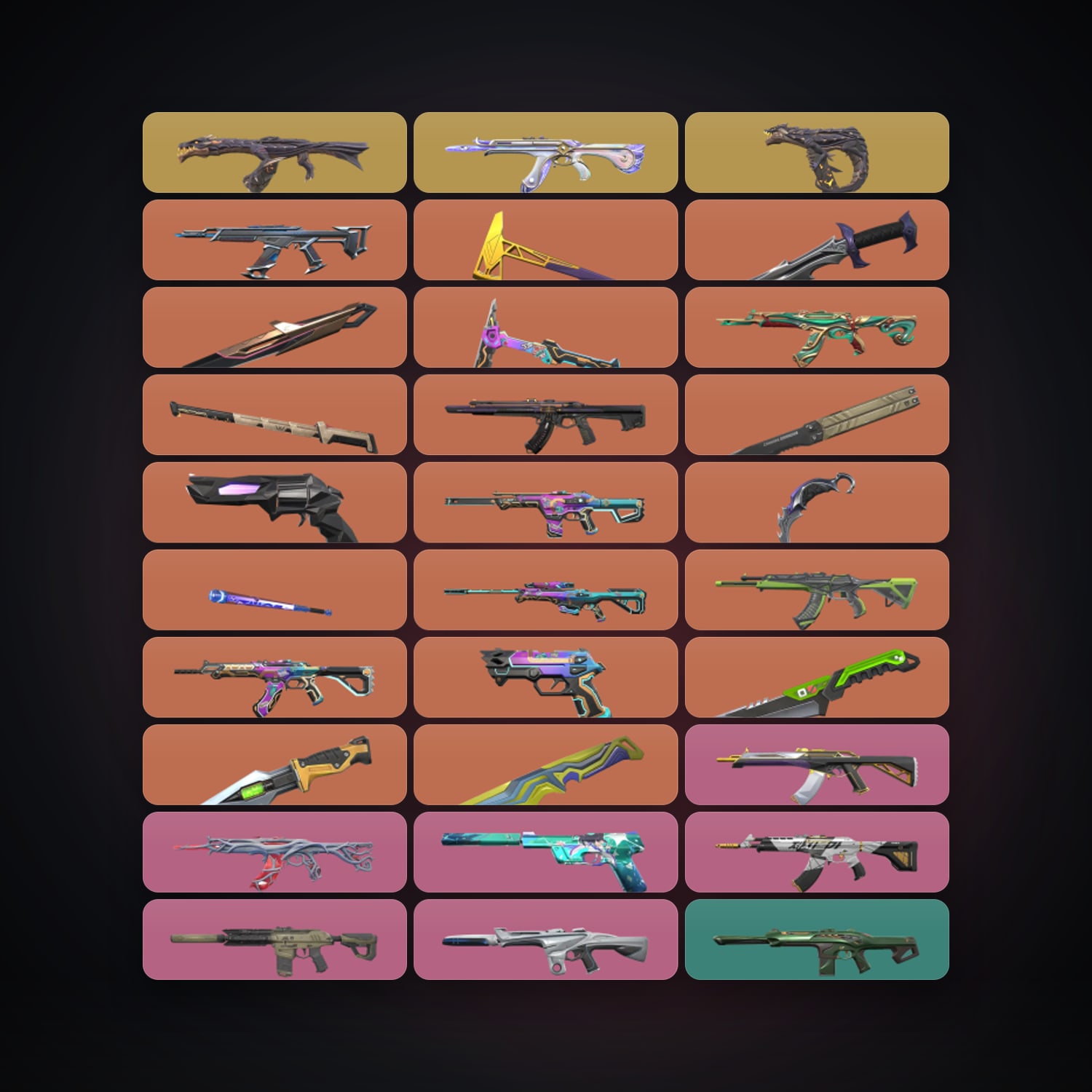 EU Diamond 3 locker — 11 knives, 109 skins, lvl 171 — HabibiAccounts