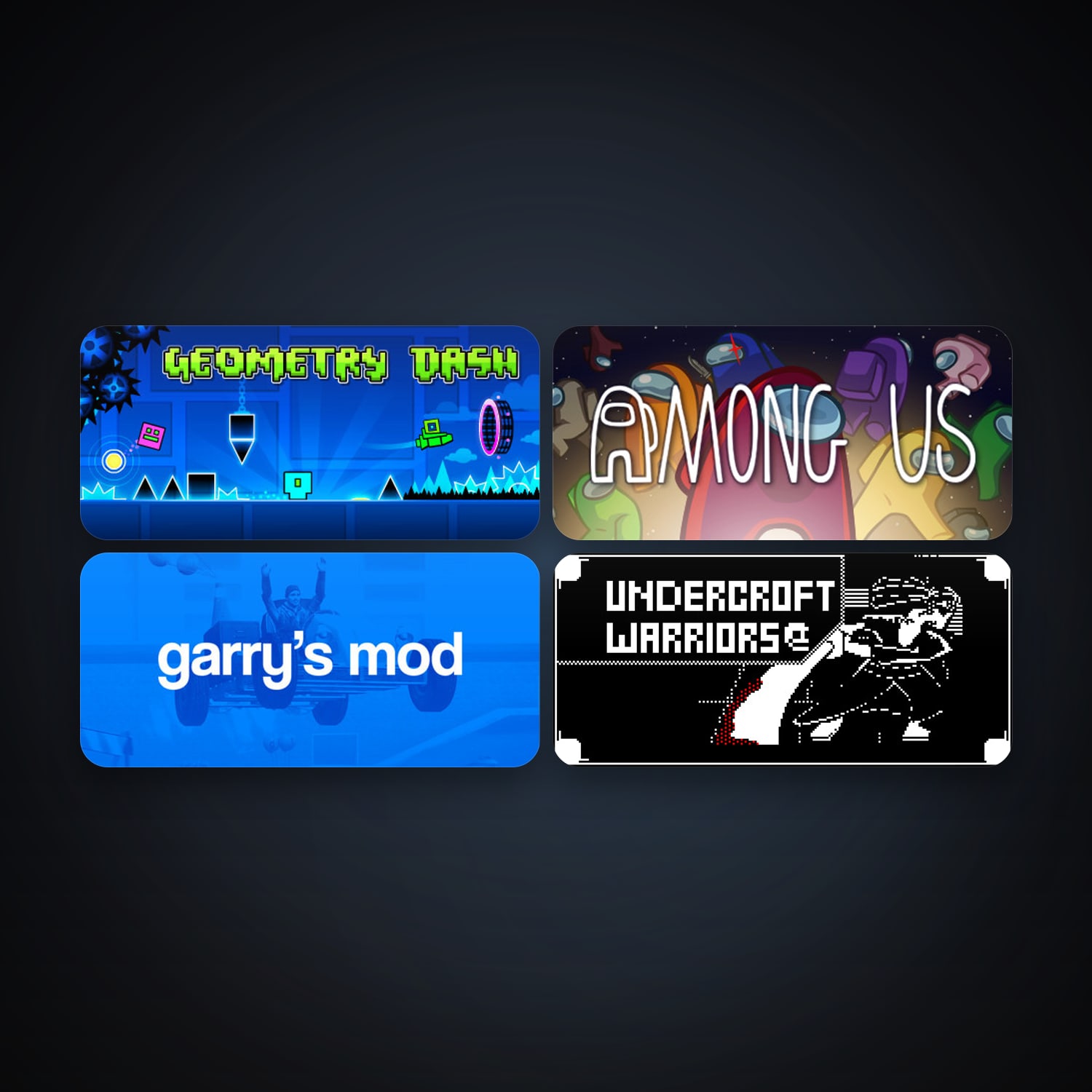 Garry's Mod + Geometry Dash, 6 games, clean — HabibiAccounts