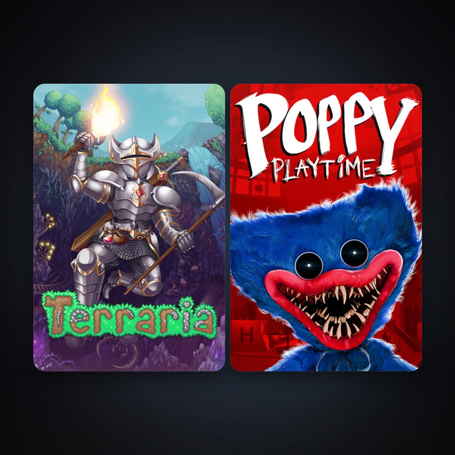Terraria + Poppy Playtime, 2 games, clean — HabibiAccounts
