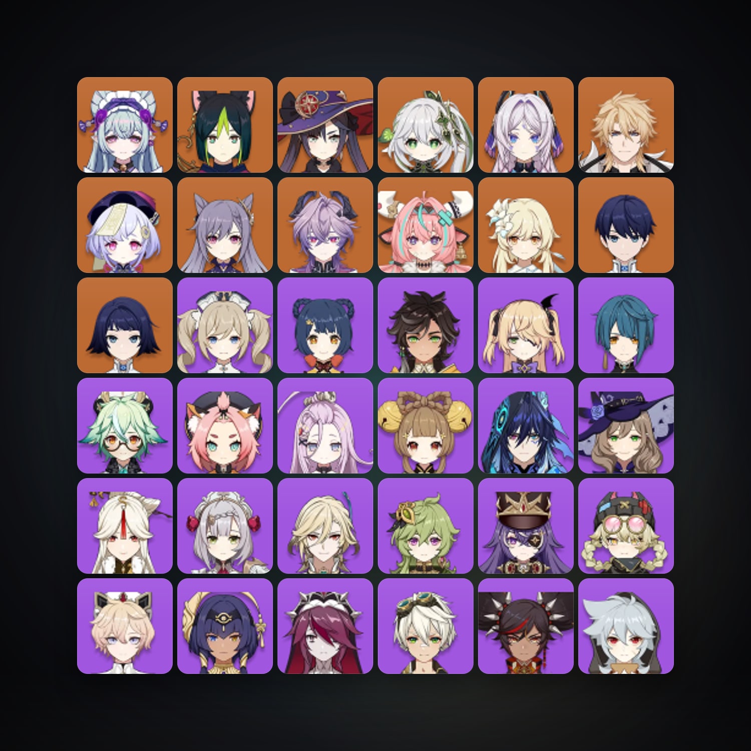 Genshin Impact | AR 57 | 51 Chars | 10× 5★ — Genshin / miHoYo Account — HabibiAccounts