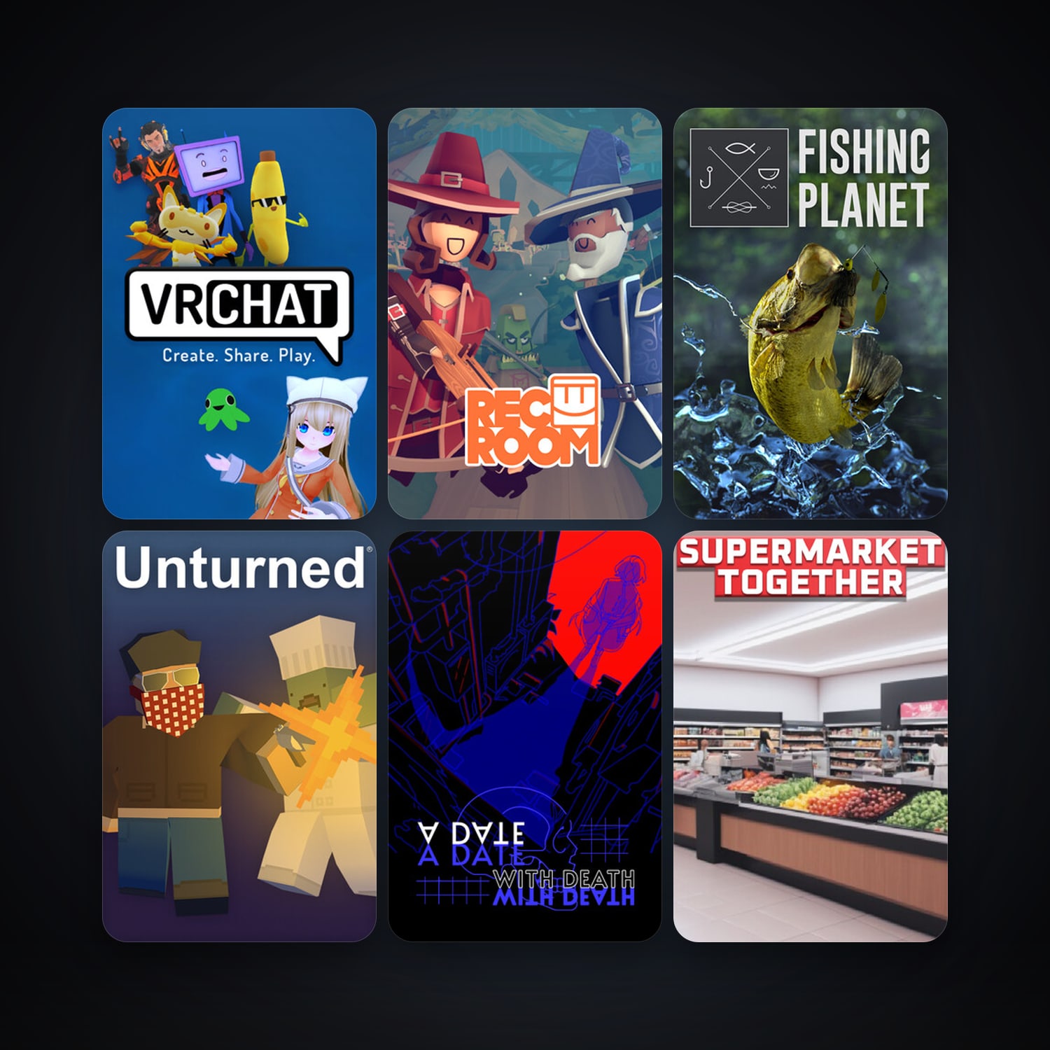 Unturned + Fishing Planet, 14 games, clean — HabibiAccounts