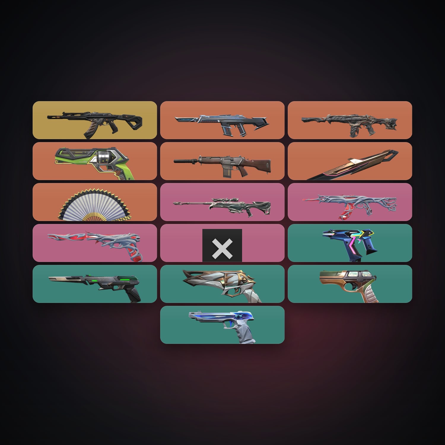 LA Gold 1 locker — 2 knives, 16 skins, lvl 101 — HabibiAccounts