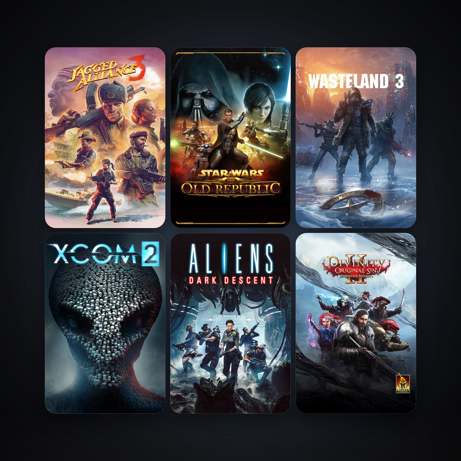 Freedom Force + XCOM 2, 31 games, clean — HabibiAccounts