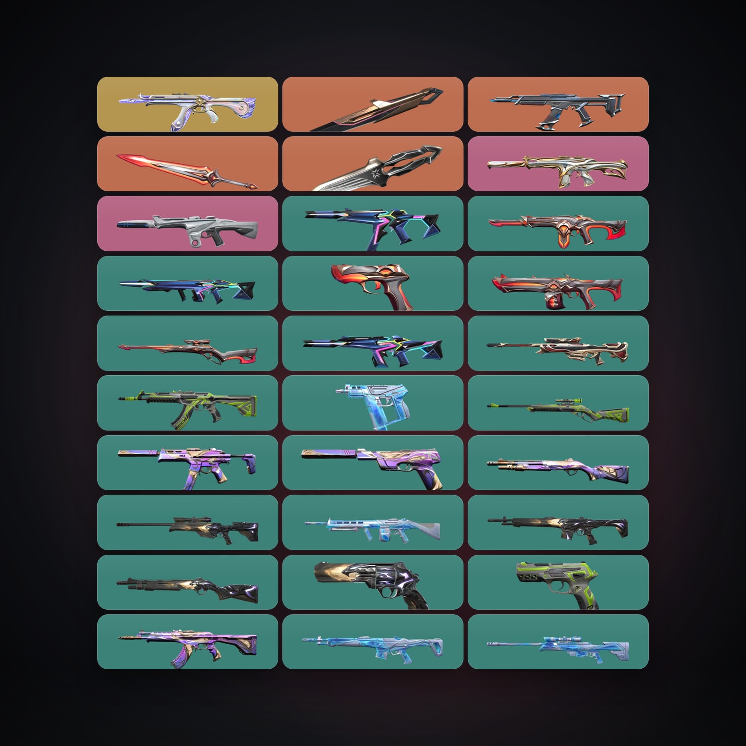 EU Gold 2 locker — 3 knives, 30 skins, lvl 86 — HabibiAccounts