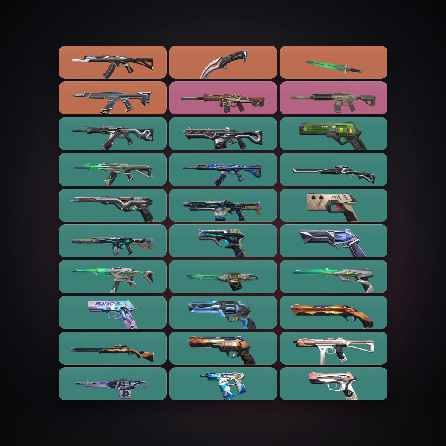 AP Silver 1 locker — 2 knives, 43 skins, lvl 182 — HabibiAccounts