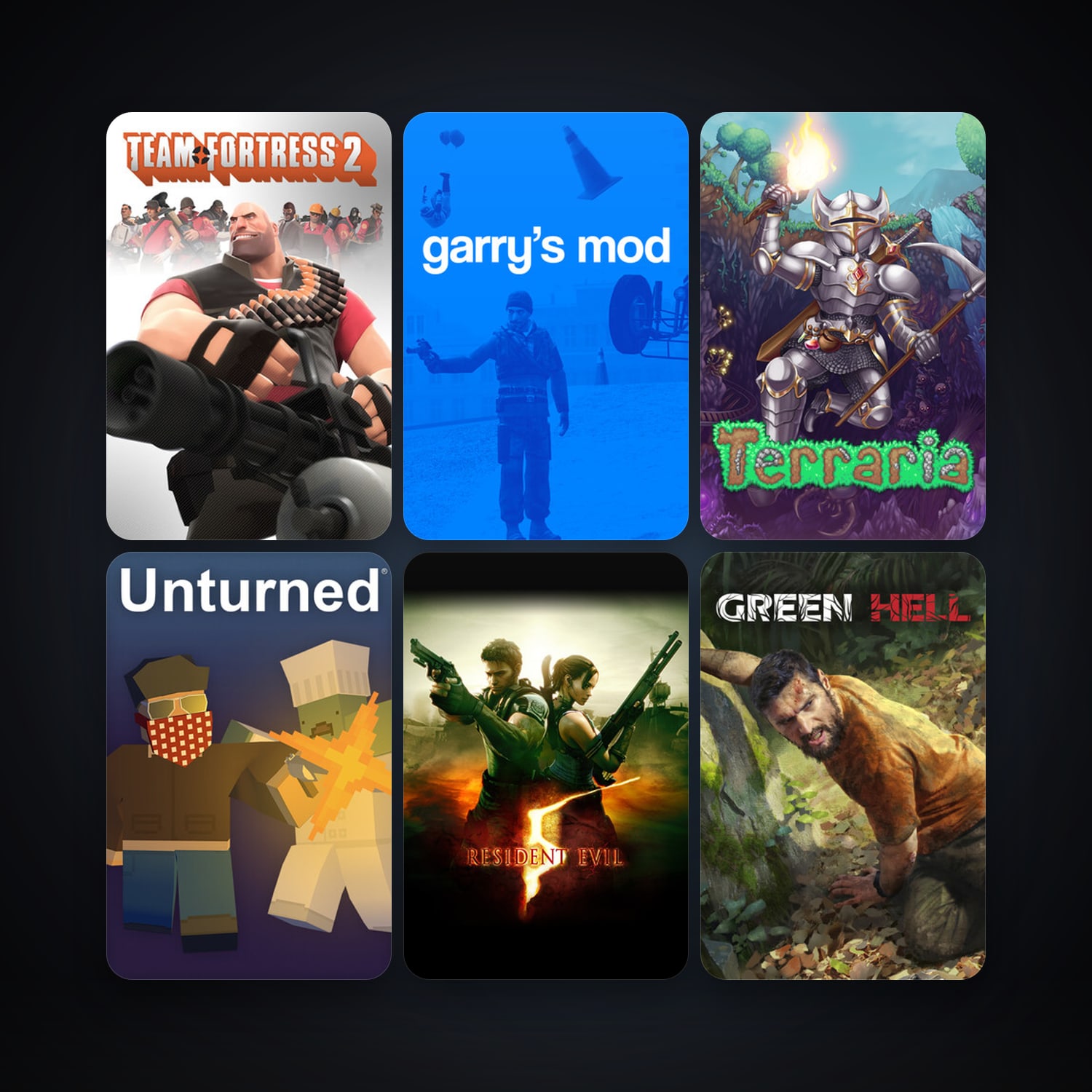 Team Fortress 2 + Left 4 Dead 2, 32 games, clean — HabibiAccounts