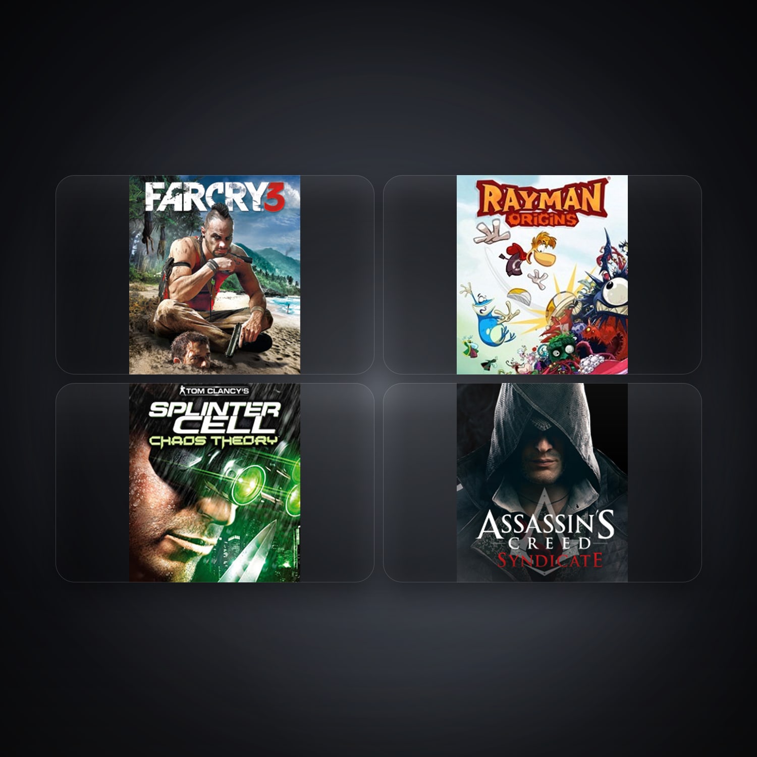 Ubisoft Far Cry 3 Deluxe Edition + Rayman Origins — ES — 4 games — HabibiAccounts