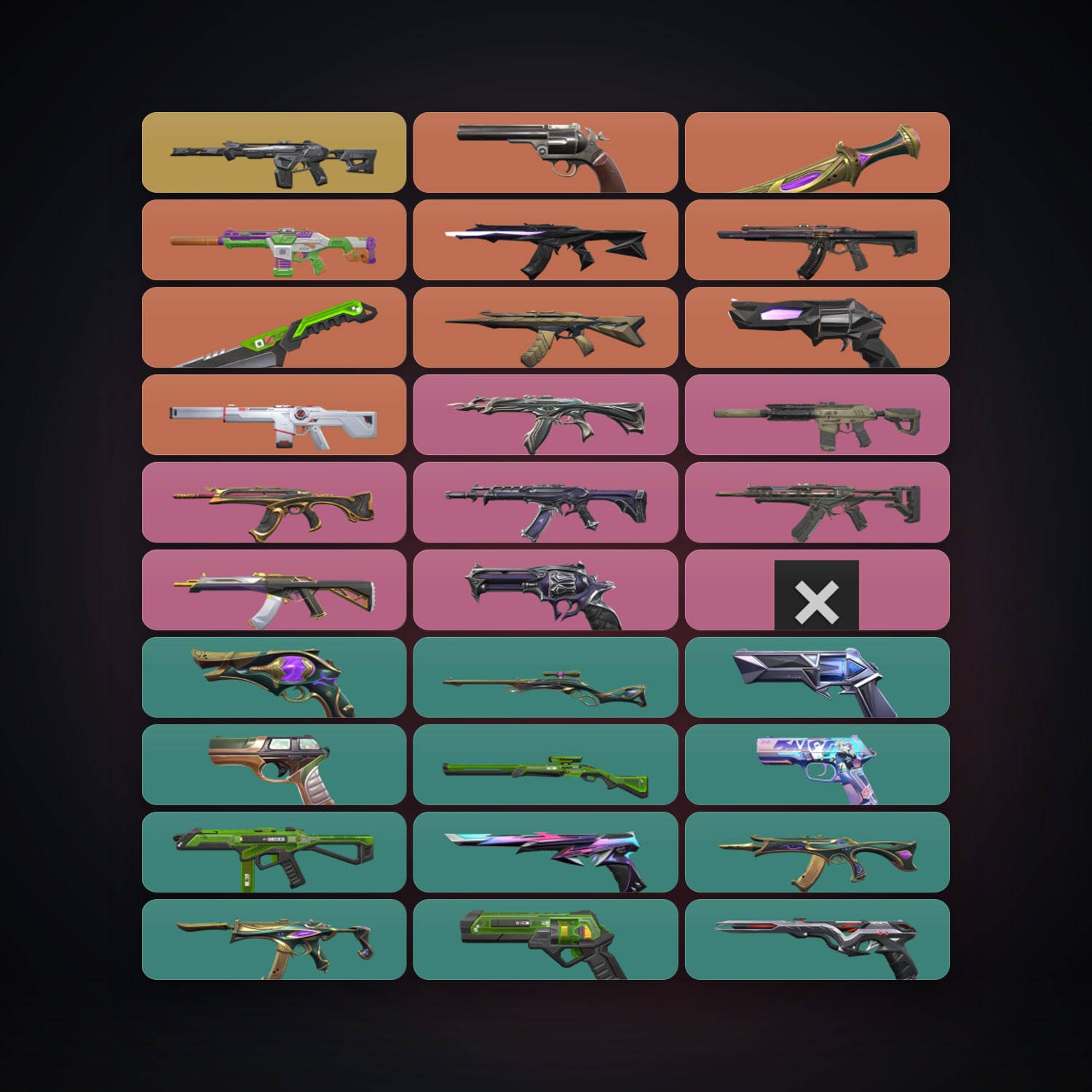 BR Plat 2 locker — 2 knives, 57 skins, lvl 317 — HabibiAccounts