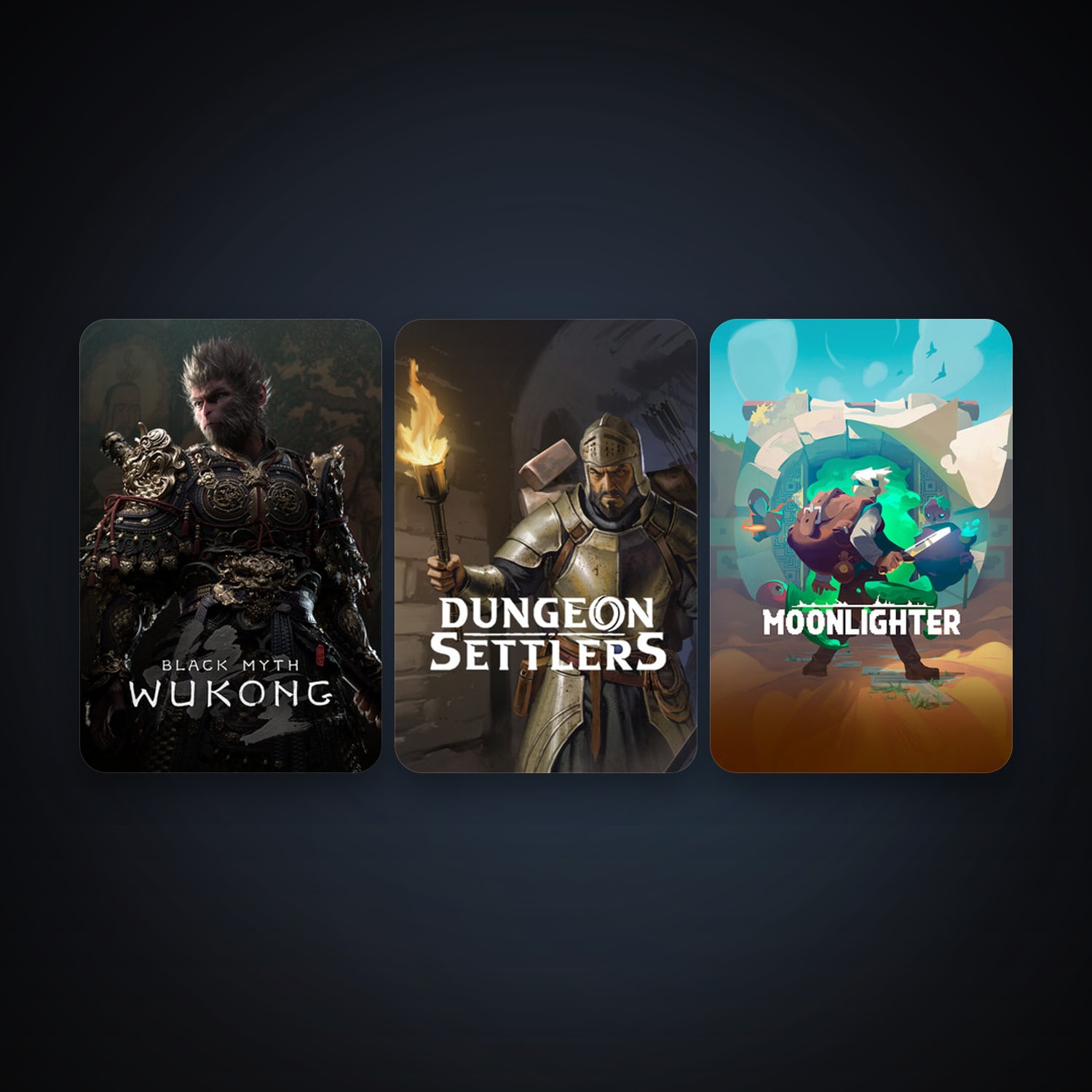 Moonlighter + Black Myth: Wukong, 10 games, clean — HabibiAccounts