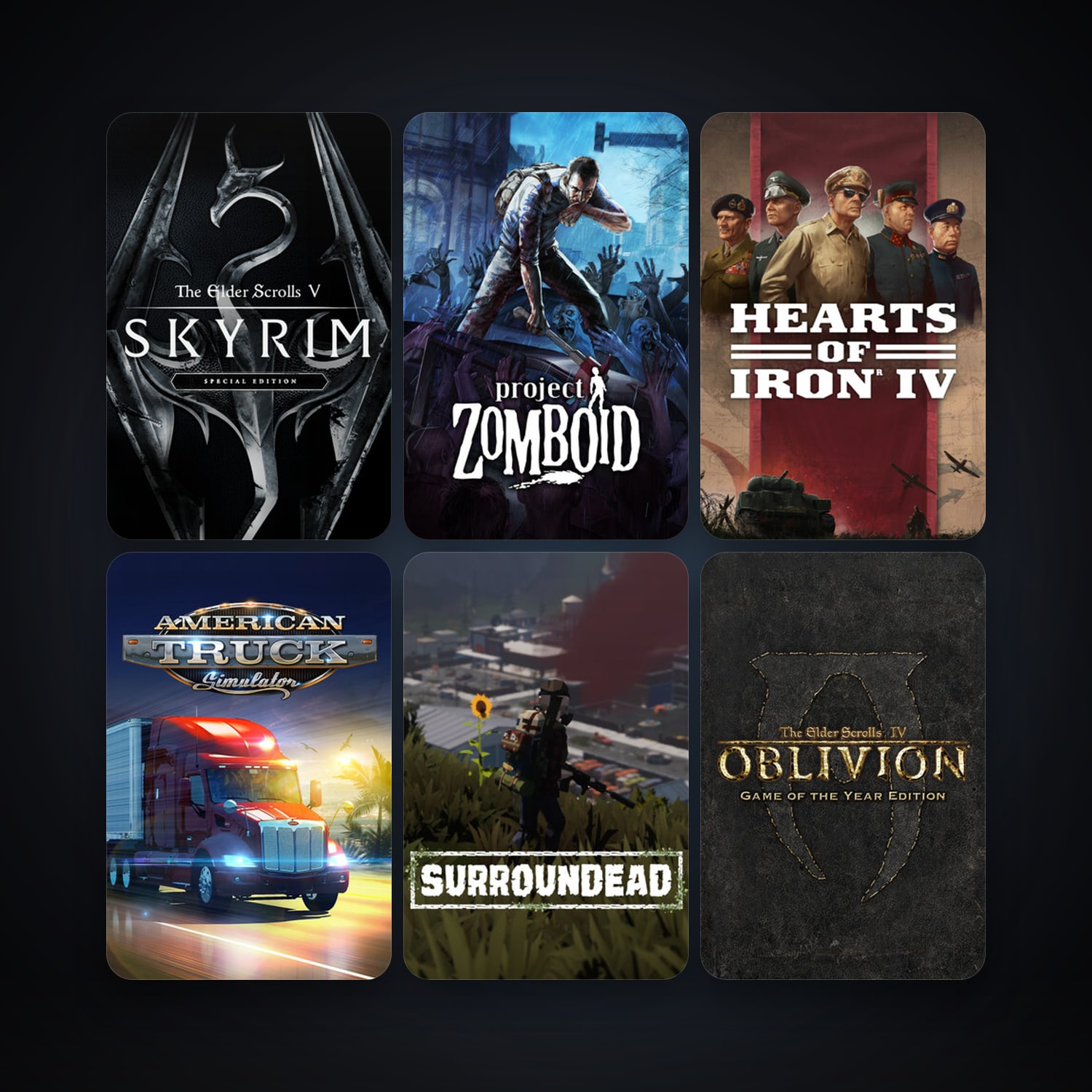 The Elder Scrolls IV: Oblivion Game of the Year Edition + SimCity 4 Deluxe Edition, 78 games, clean — HabibiAccounts