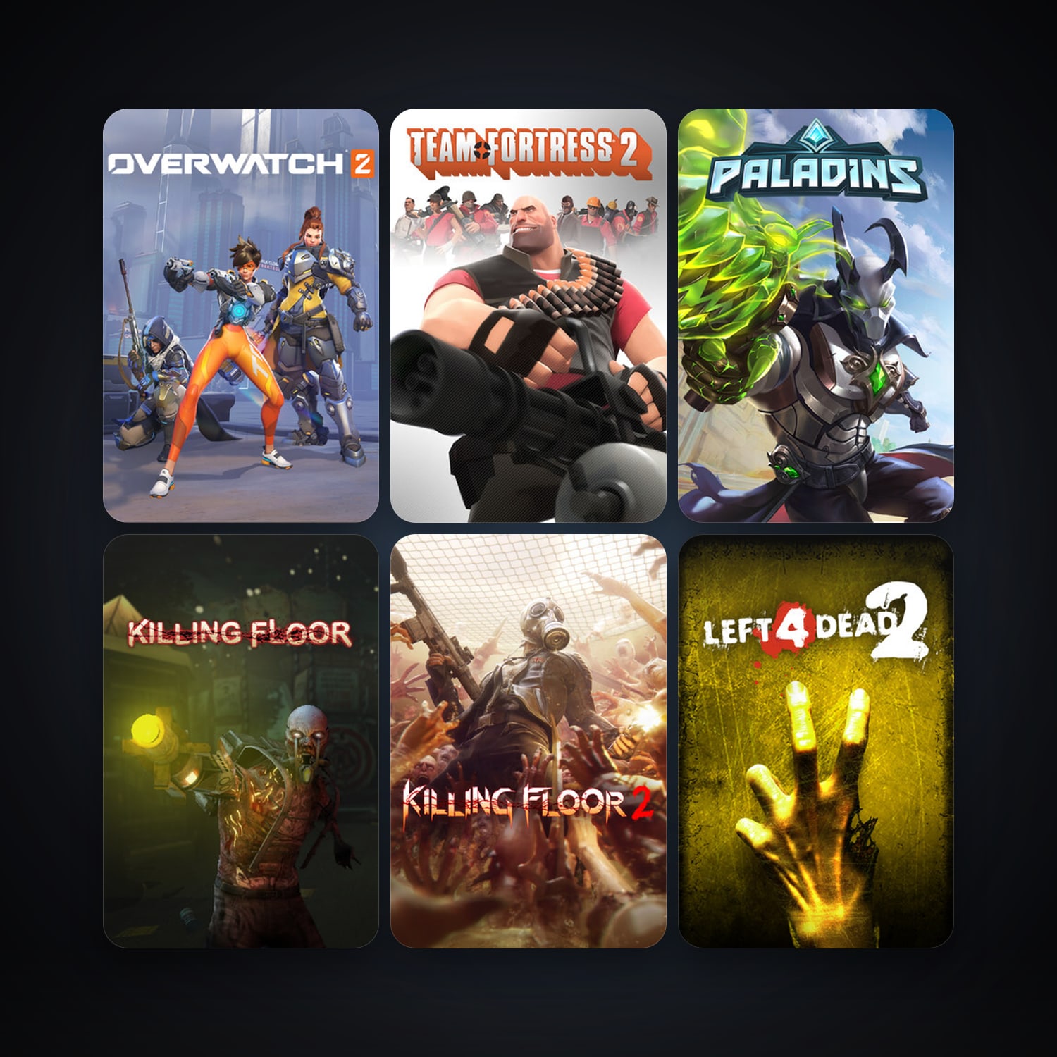 Half-Life 2 + Team Fortress 2, 19 games, clean — HabibiAccounts