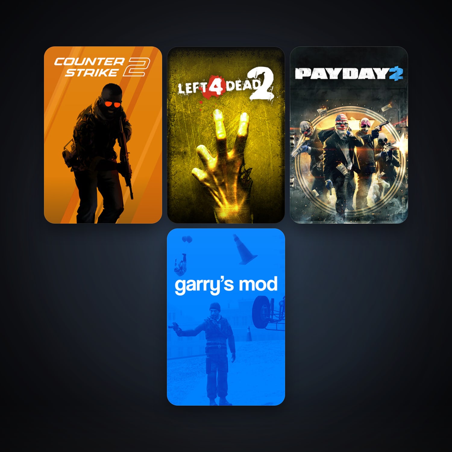 Left 4 Dead 2 + CS2 Prime, 10 games, clean — HabibiAccounts