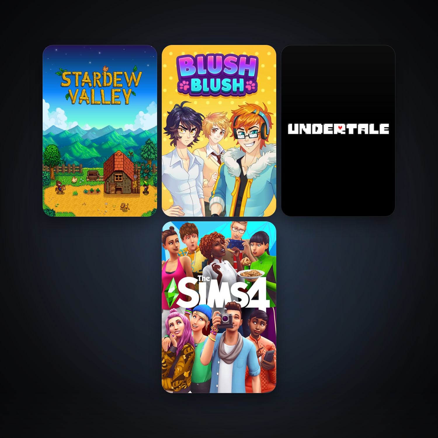 Undertale + Stardew Valley, 7 games, clean — HabibiAccounts