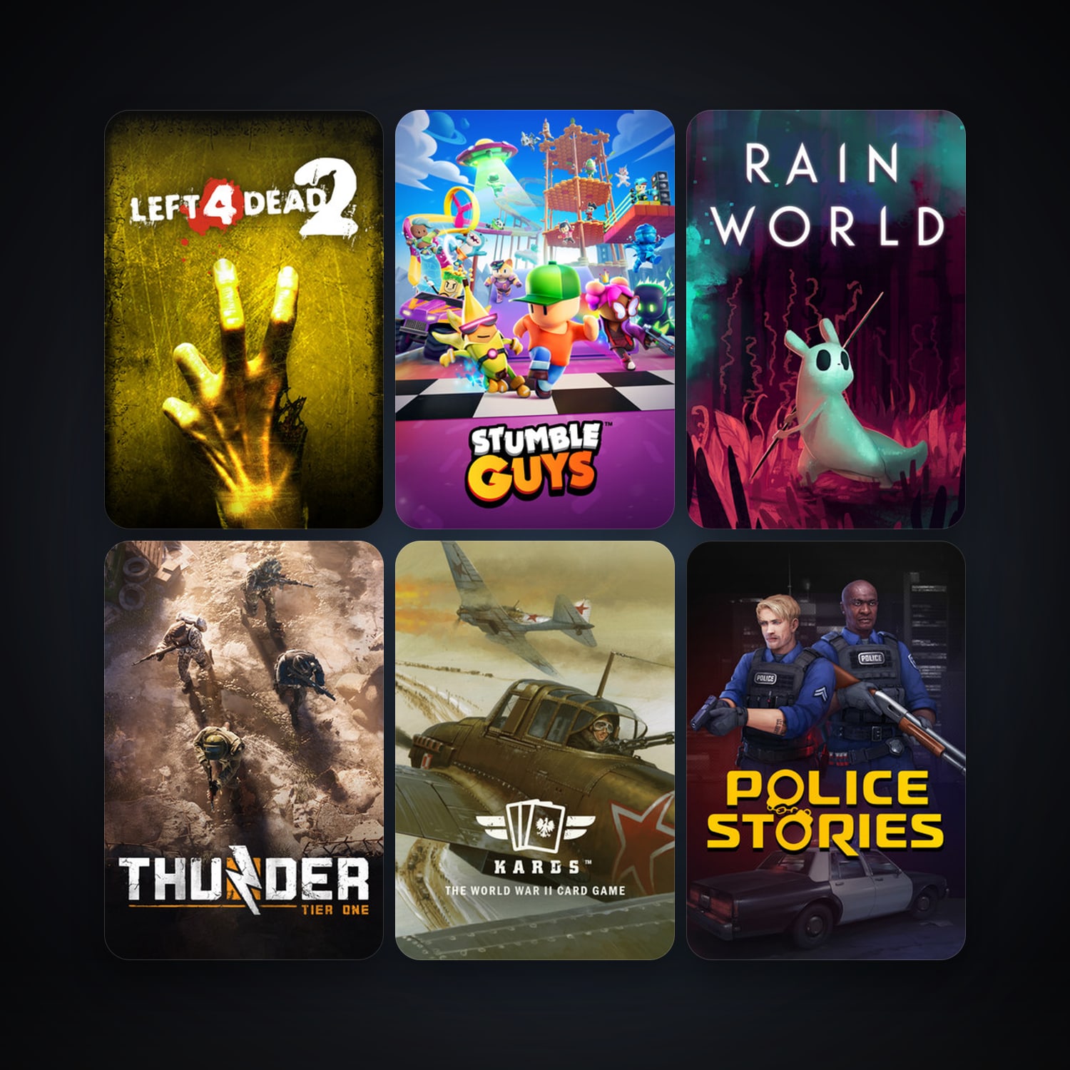 Left 4 Dead 2 + Rain World, 32 games, clean — HabibiAccounts