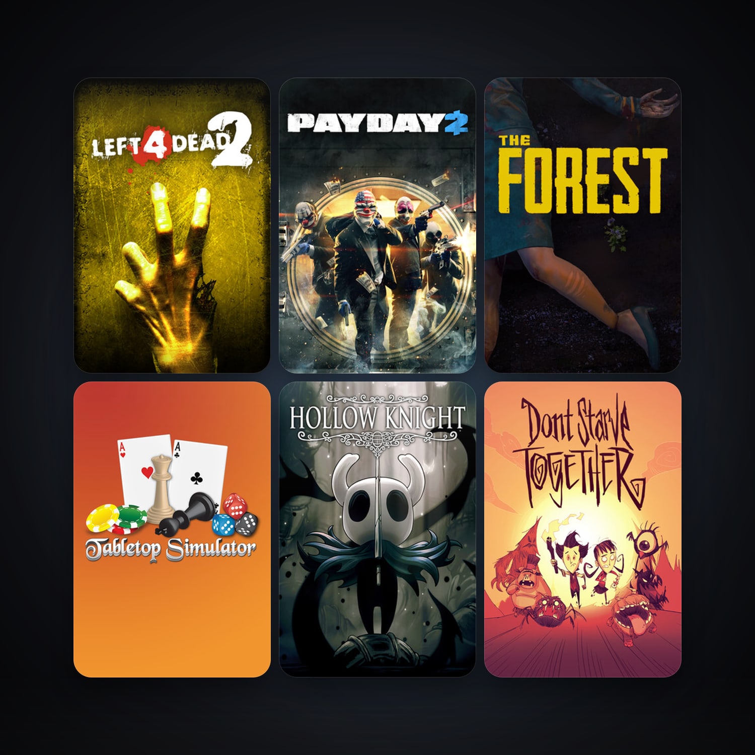 Left 4 Dead 2 + PAYDAY 2, 9 games, clean — HabibiAccounts