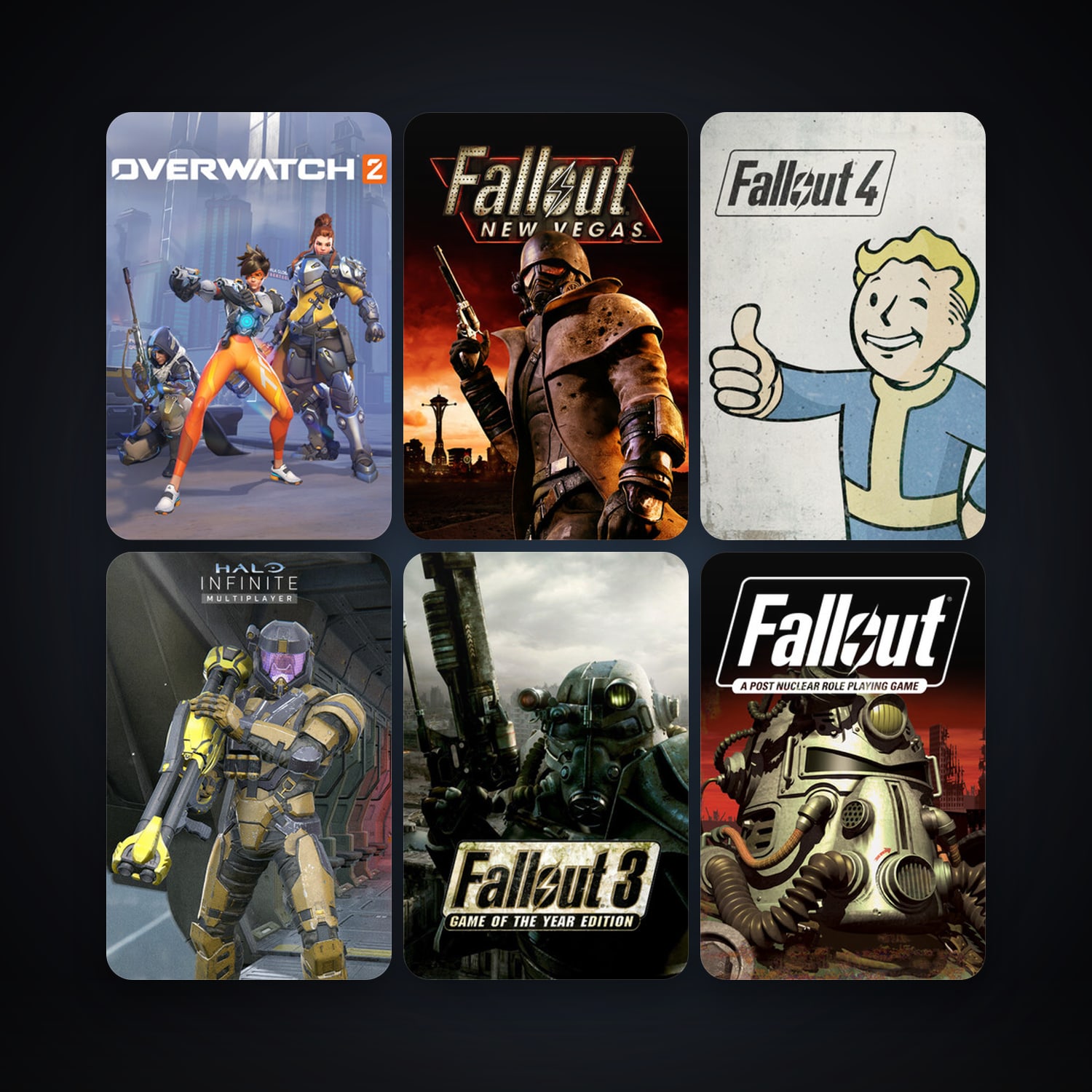 Fallout 3: Game of the Year Edition + Fallout: New Vegas, 12 games, clean — HabibiAccounts