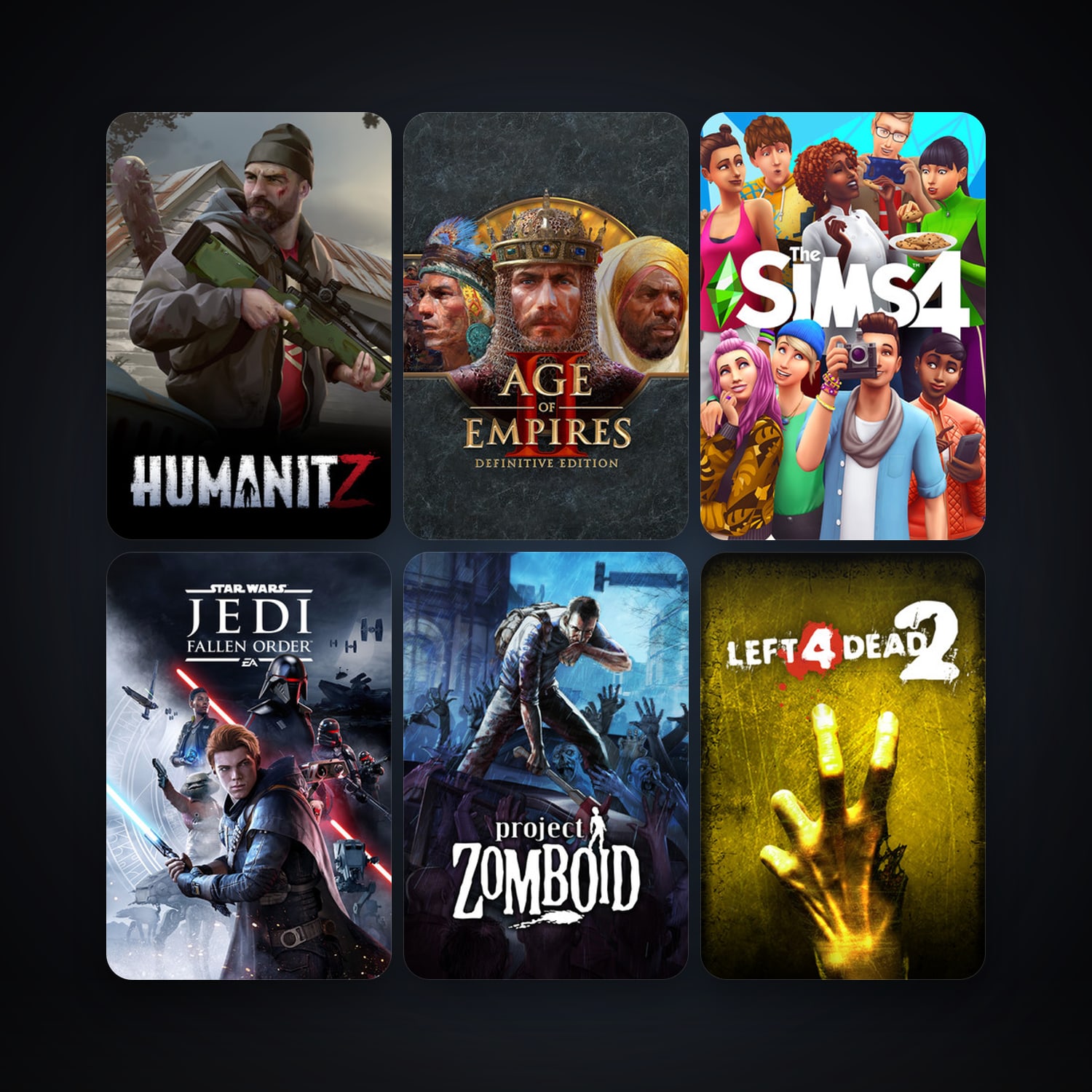 Left 4 Dead + Left 4 Dead 2, 15 games, clean — HabibiAccounts