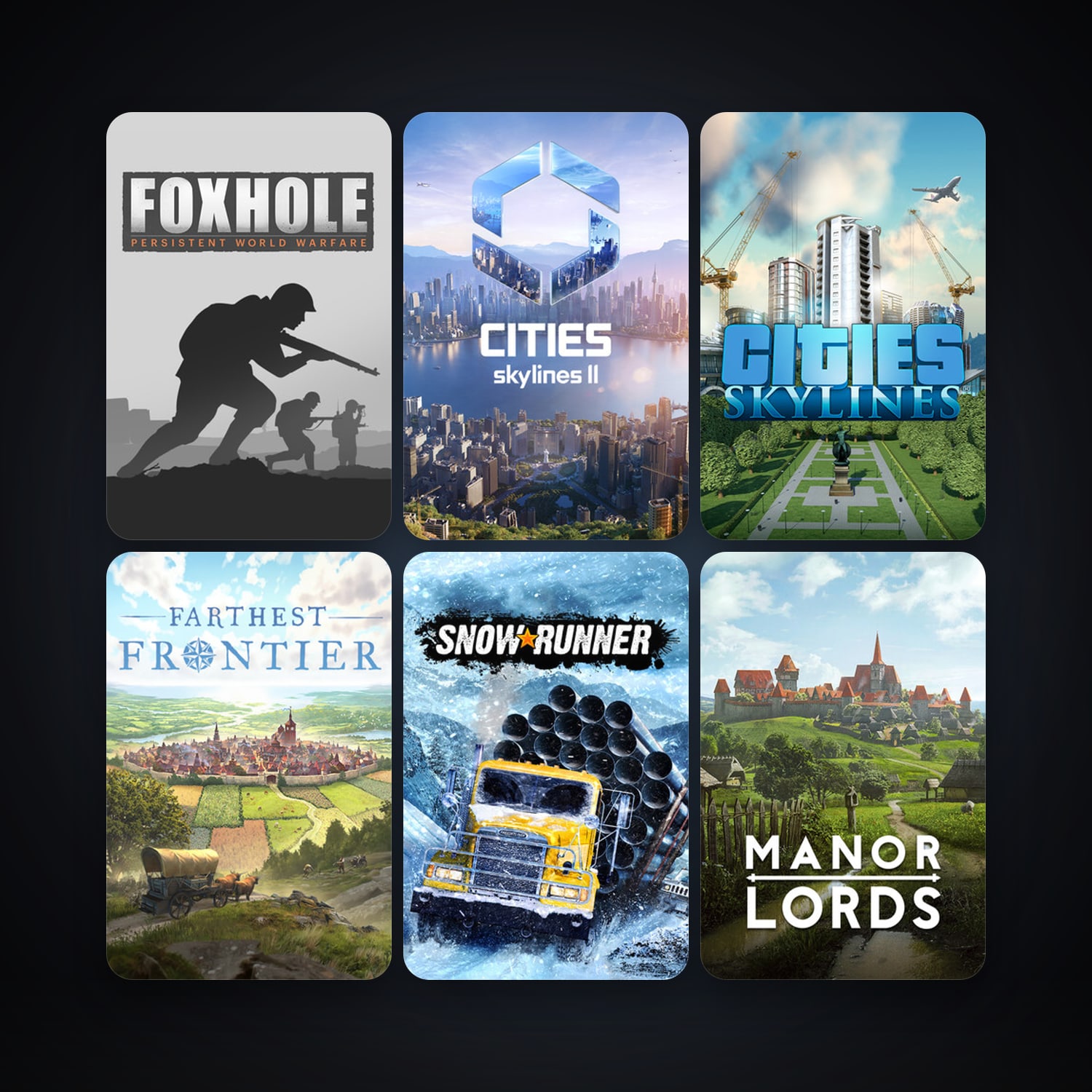Cities: Skylines + The Isle, 14 games, clean — HabibiAccounts