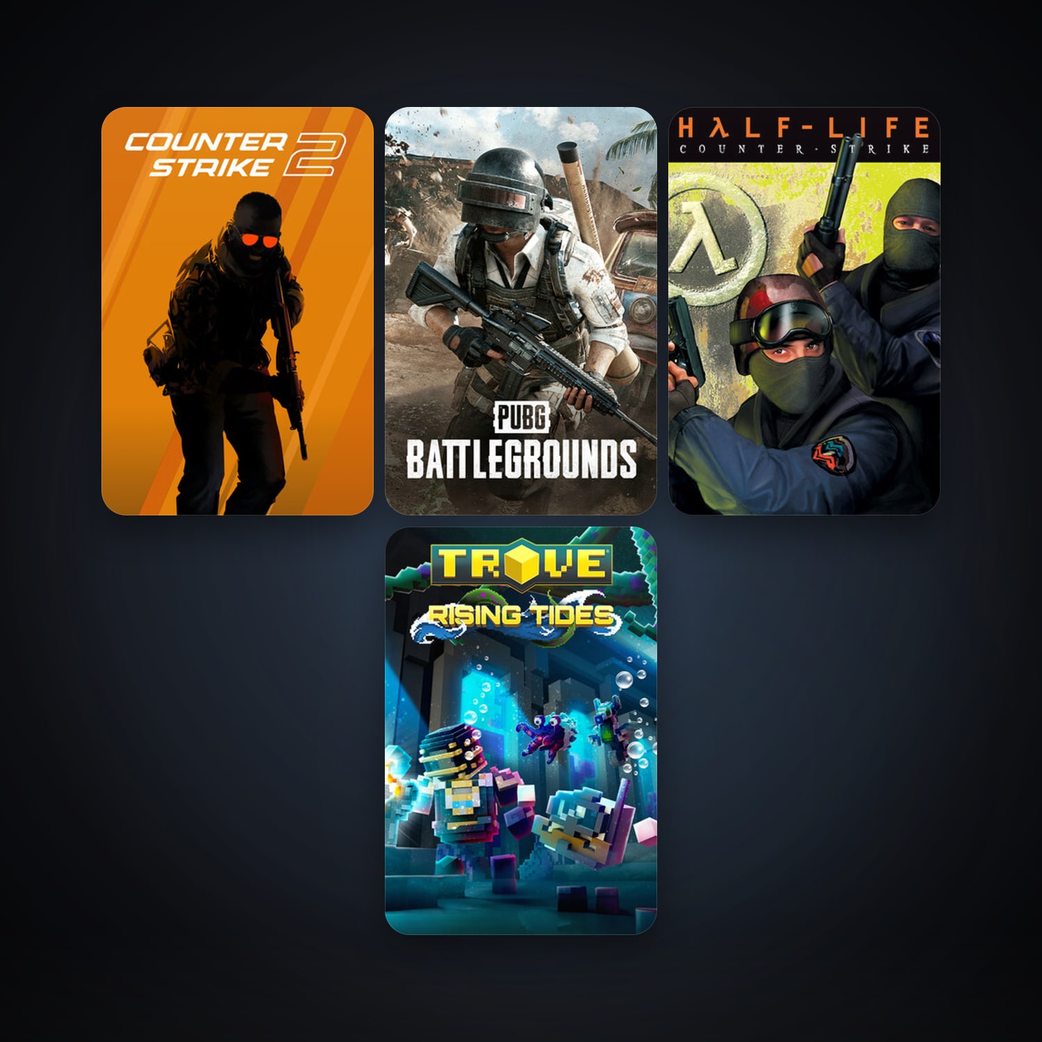 Counter-Strike + Counter-Strike: Source, 9 games, clean — HabibiAccounts