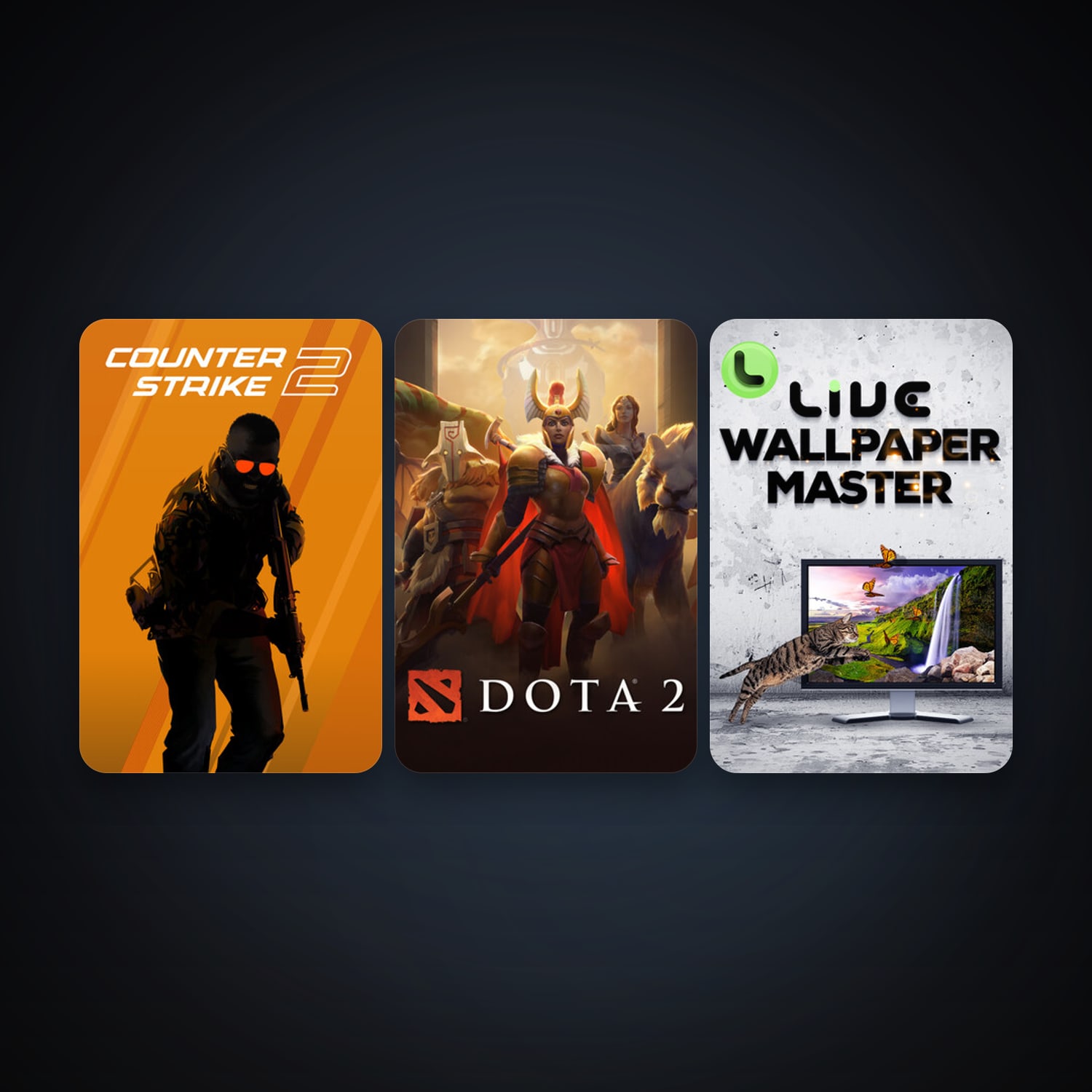 Dota 2 + CS2 Prime, 4 games, Steam 14, clean — HabibiAccounts