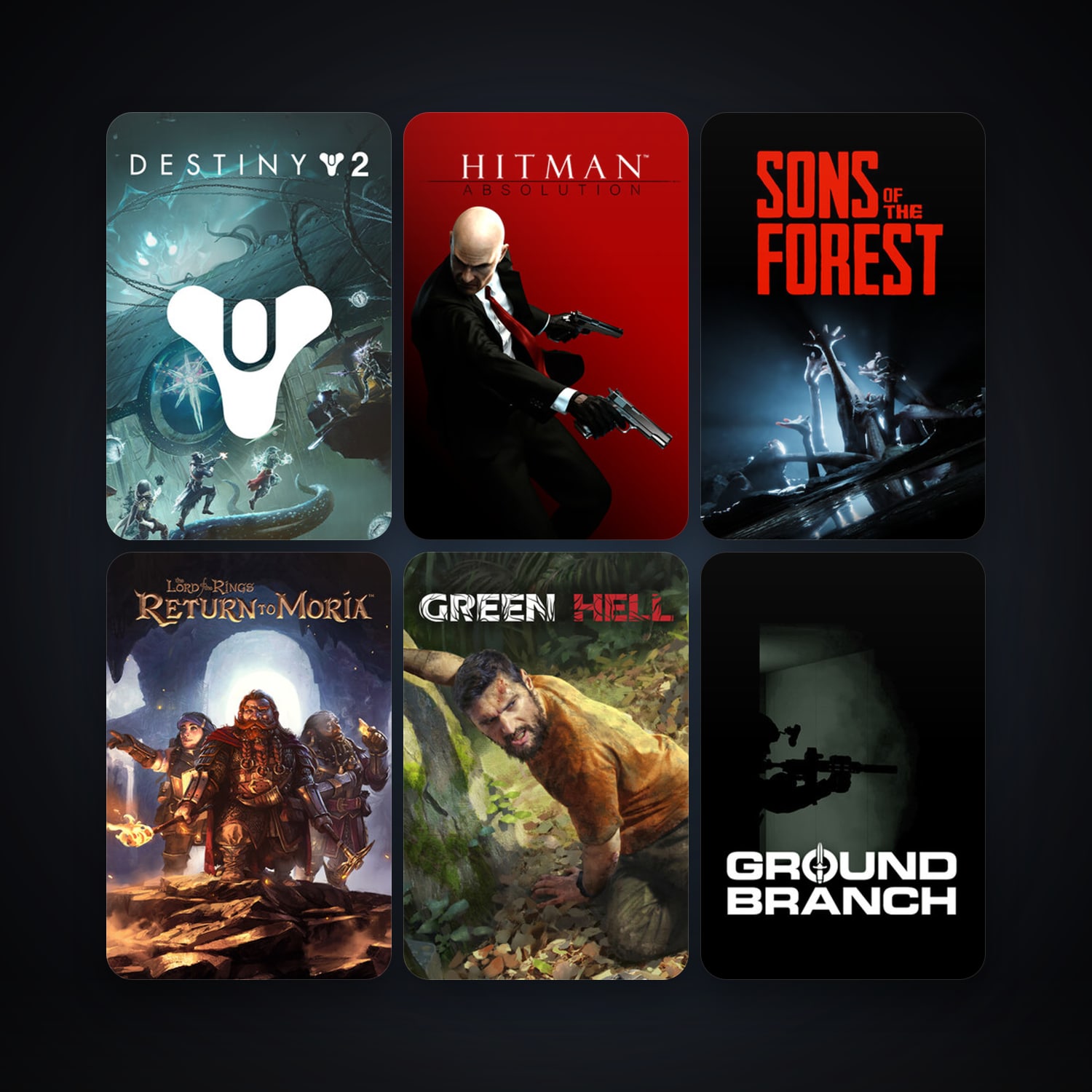 GROUND BRANCH + Hitman: Absolution, 12 games, clean — HabibiAccounts