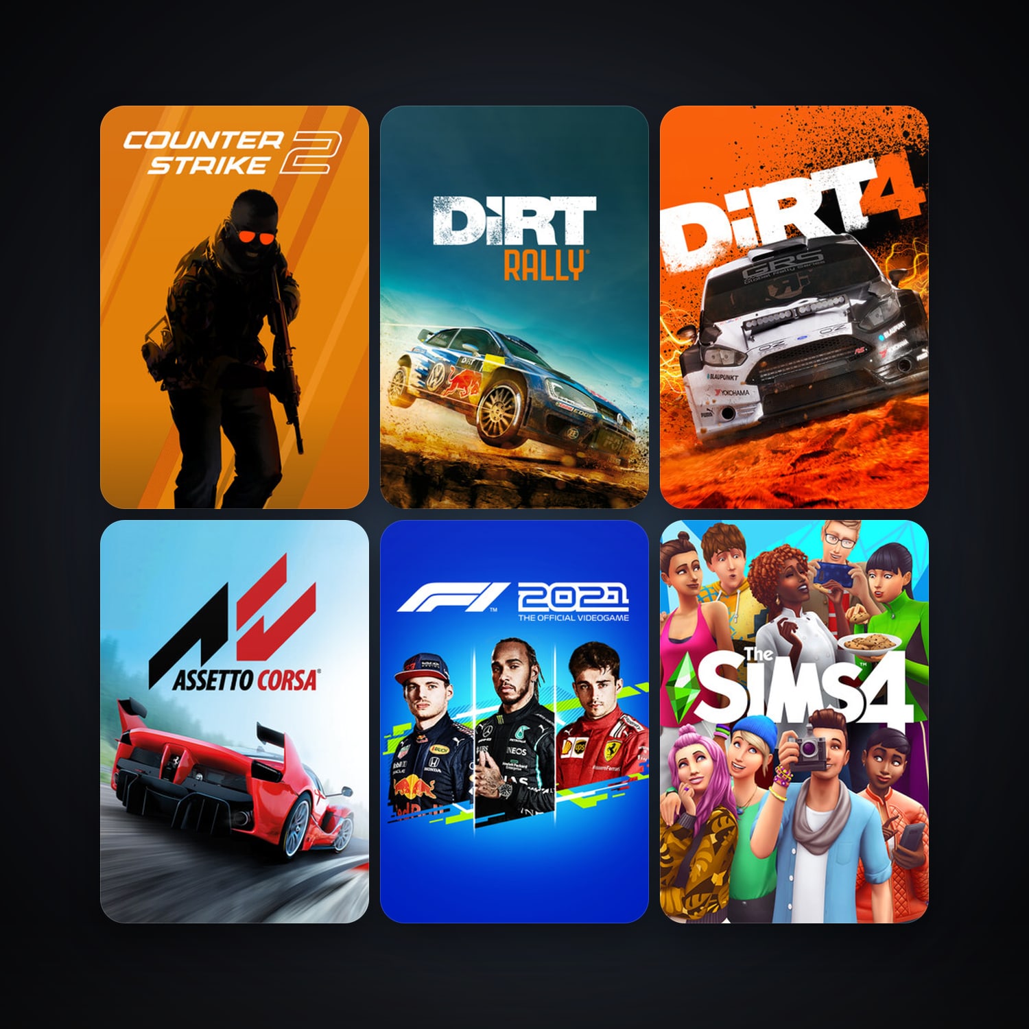 CS2 Prime + Assetto Corsa, 9 games, clean — HabibiAccounts