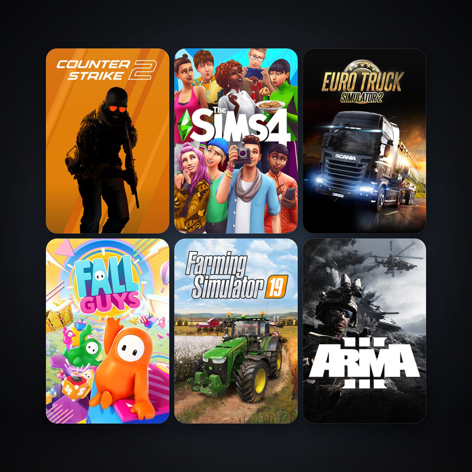 CS2 Prime + Arma 3, 13 games, clean — HabibiAccounts