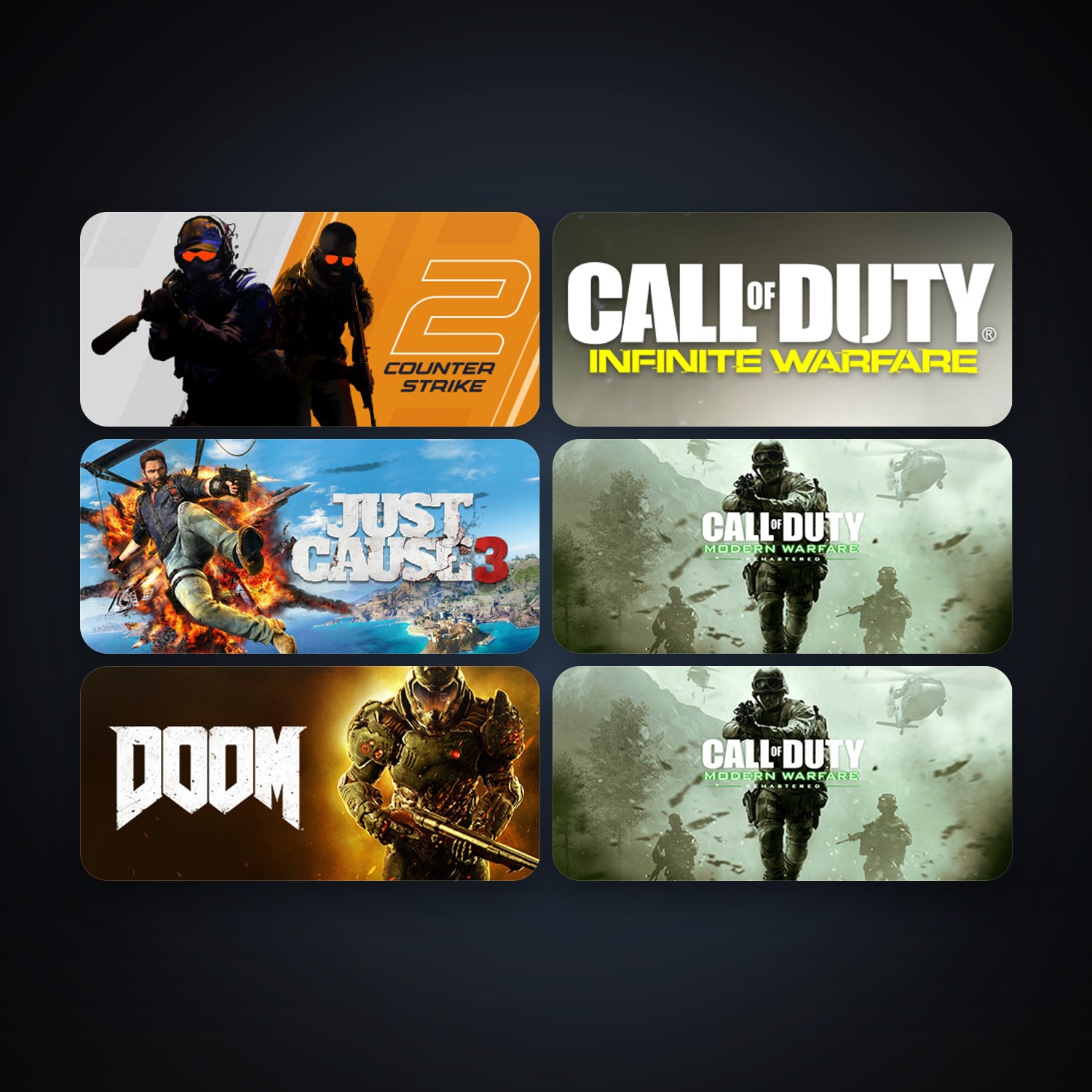 CS2 Prime + Just Cause 3, 11 games, clean — HabibiAccounts