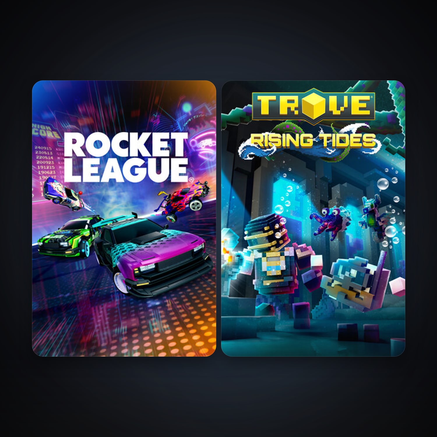 Rocket League + Trove, 5 games, clean — HabibiAccounts