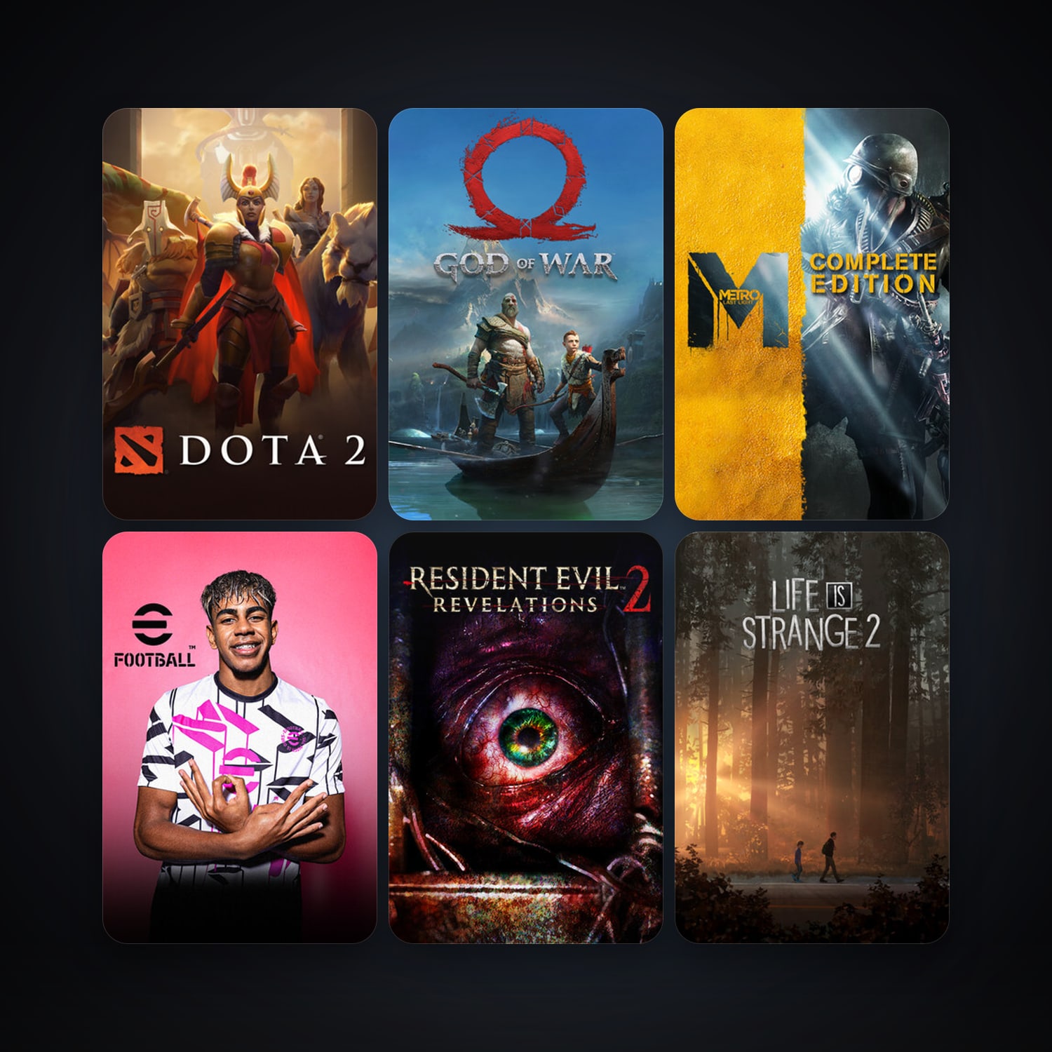 Dota 2 + Metro: Last Light, 18 games, clean — HabibiAccounts