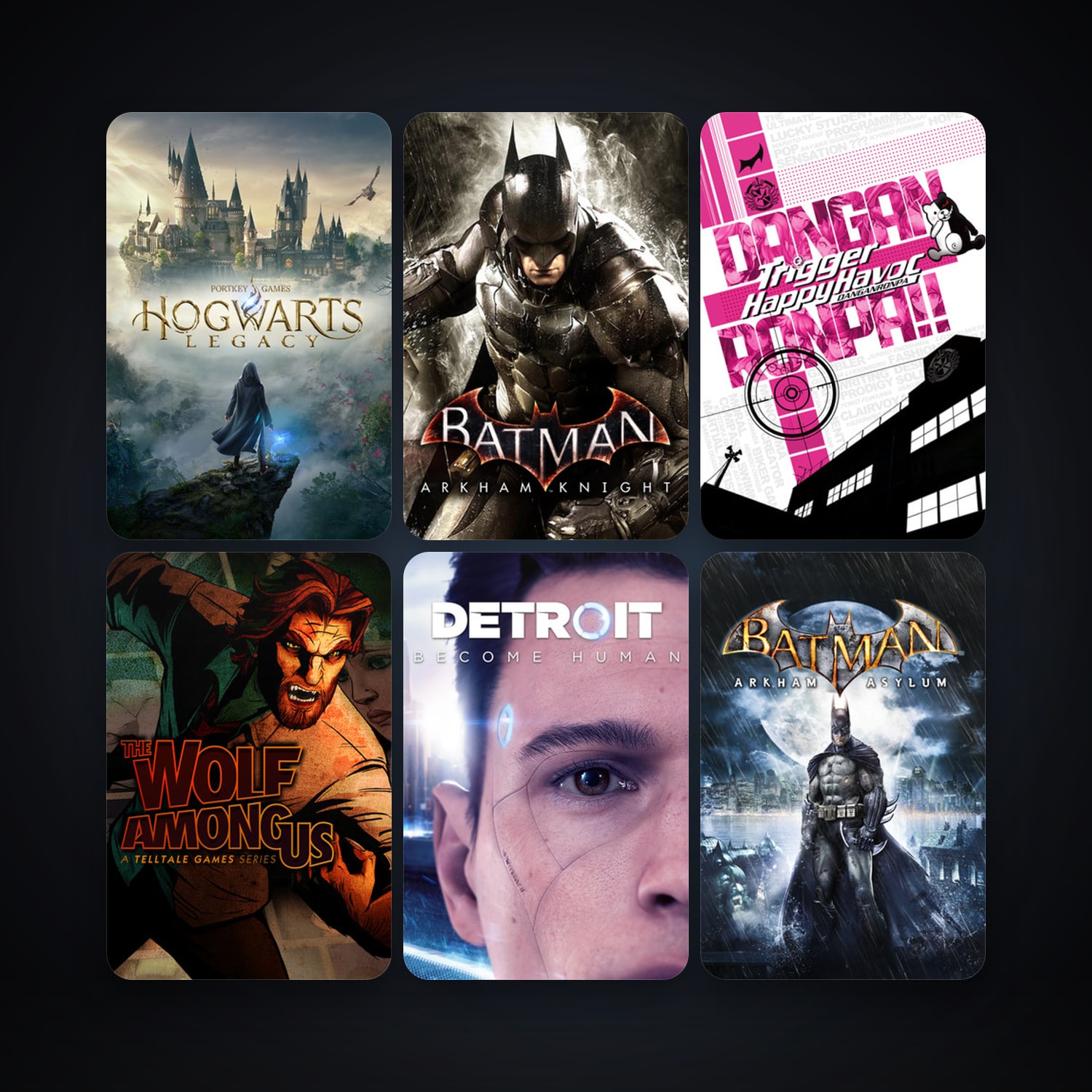 Batman: Arkham Asylum Game of the Year Edition + Batman: Arkham City - Game of the Year Edition, 11 games, clean — HabibiAccounts