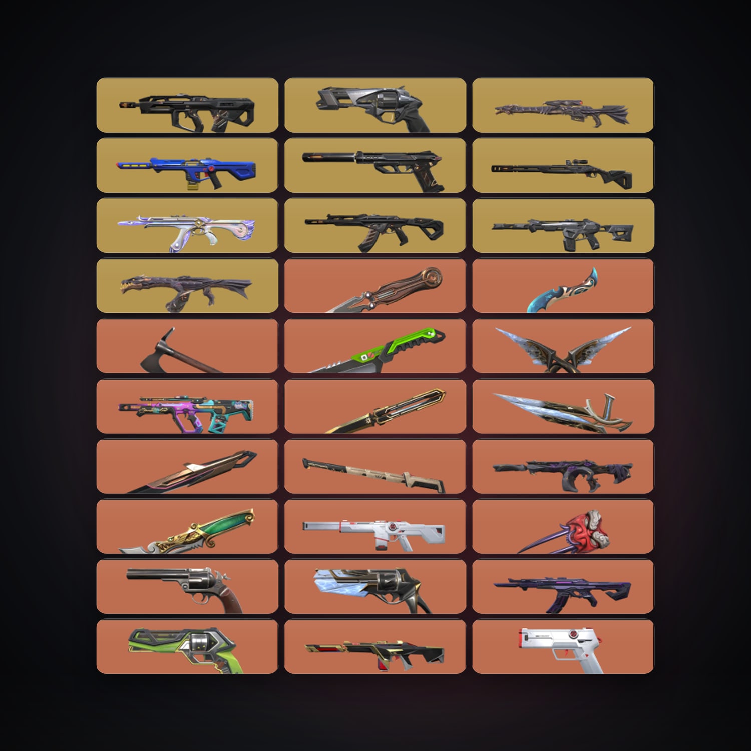 EU Immortal 3 locker — 78 knives, 609 skins, lvl 1001 — HabibiAccounts