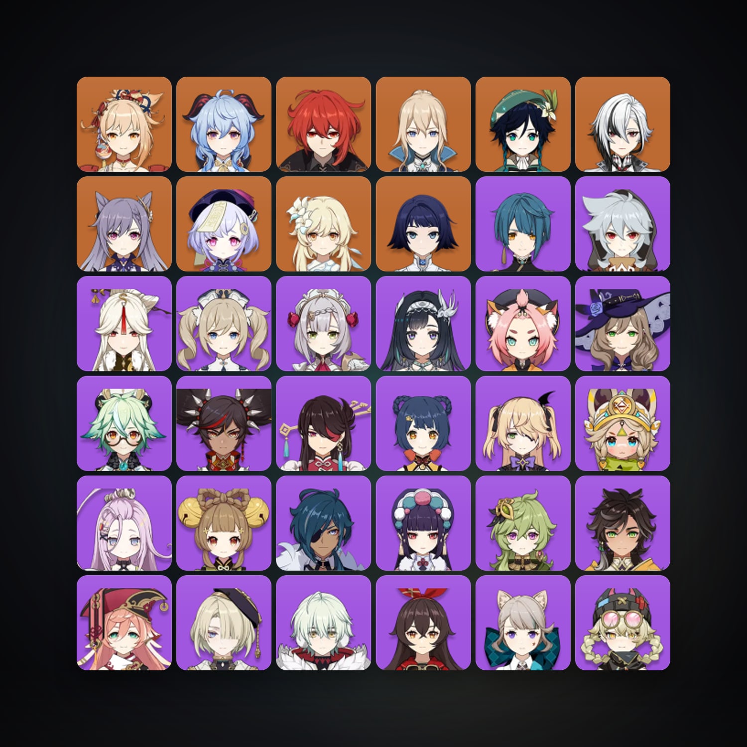Genshin Impact | AR 55 | 40 Chars | 8× 5★ — Genshin / miHoYo Account — HabibiAccounts