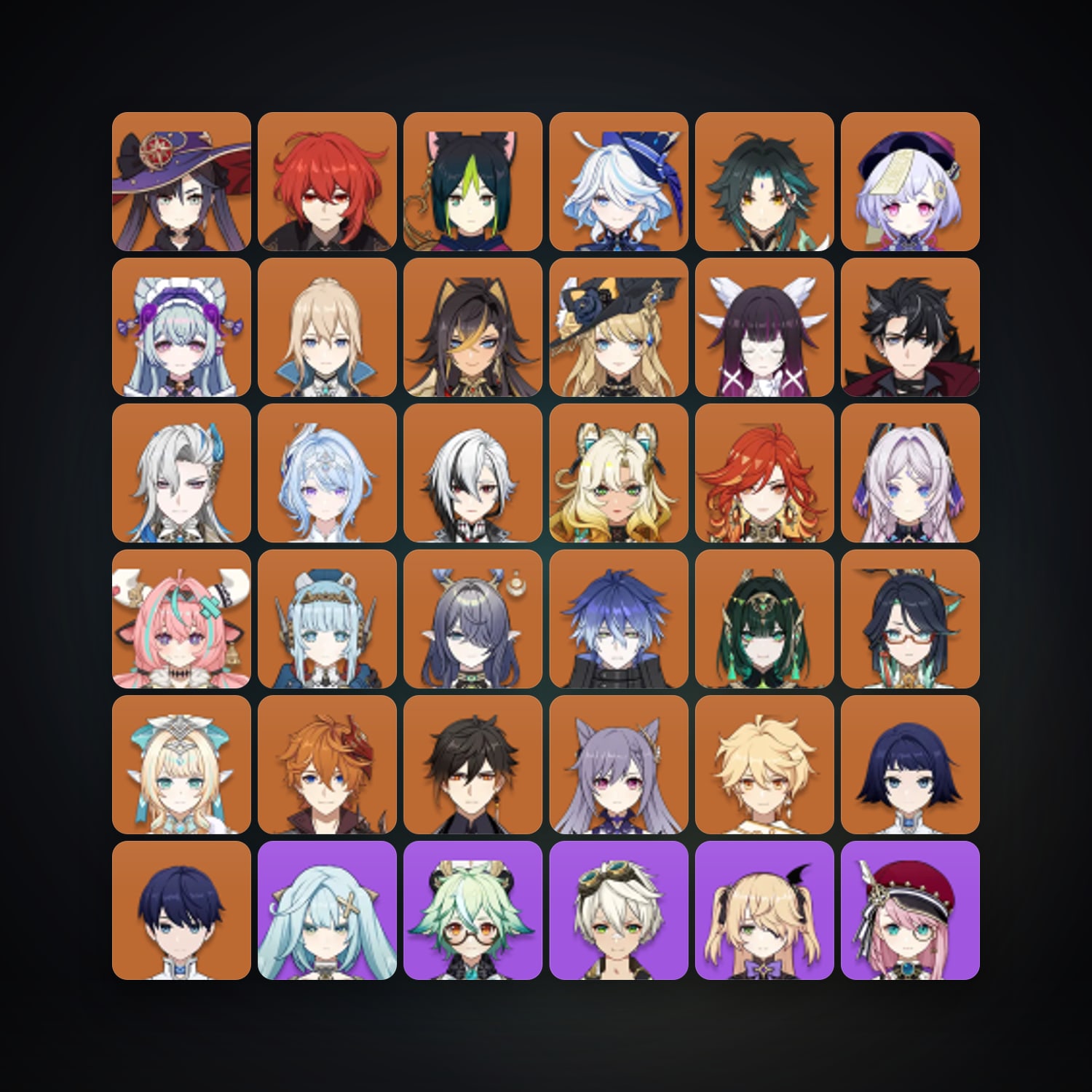 جينشن إمباكت | AR 60 | 80 شخصية | 28× 5★ — HabibiAccounts
