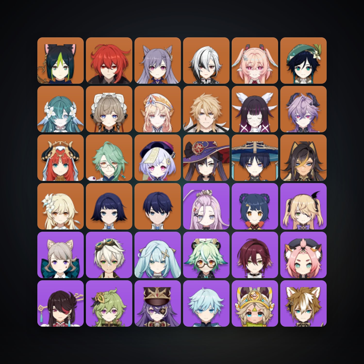 Genshin Impact | AR 57 | 68 Chars | 18× 5★ — Genshin / miHoYo Account · 262876338 — HabibiAccounts