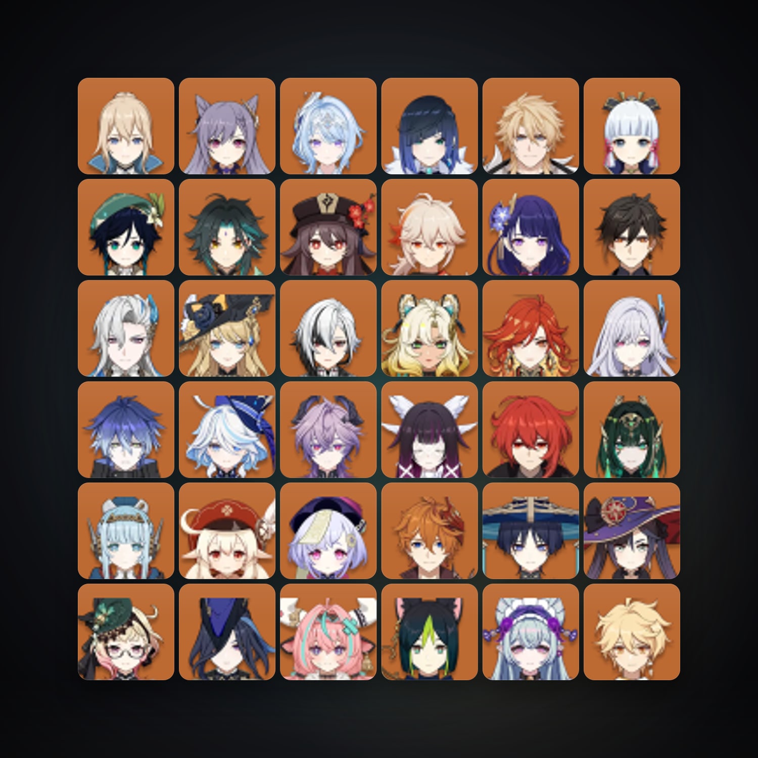Genshin Impact | AR 60 | 90 Chars | 35× 5★ — Genshin / miHoYo Account — HabibiAccounts