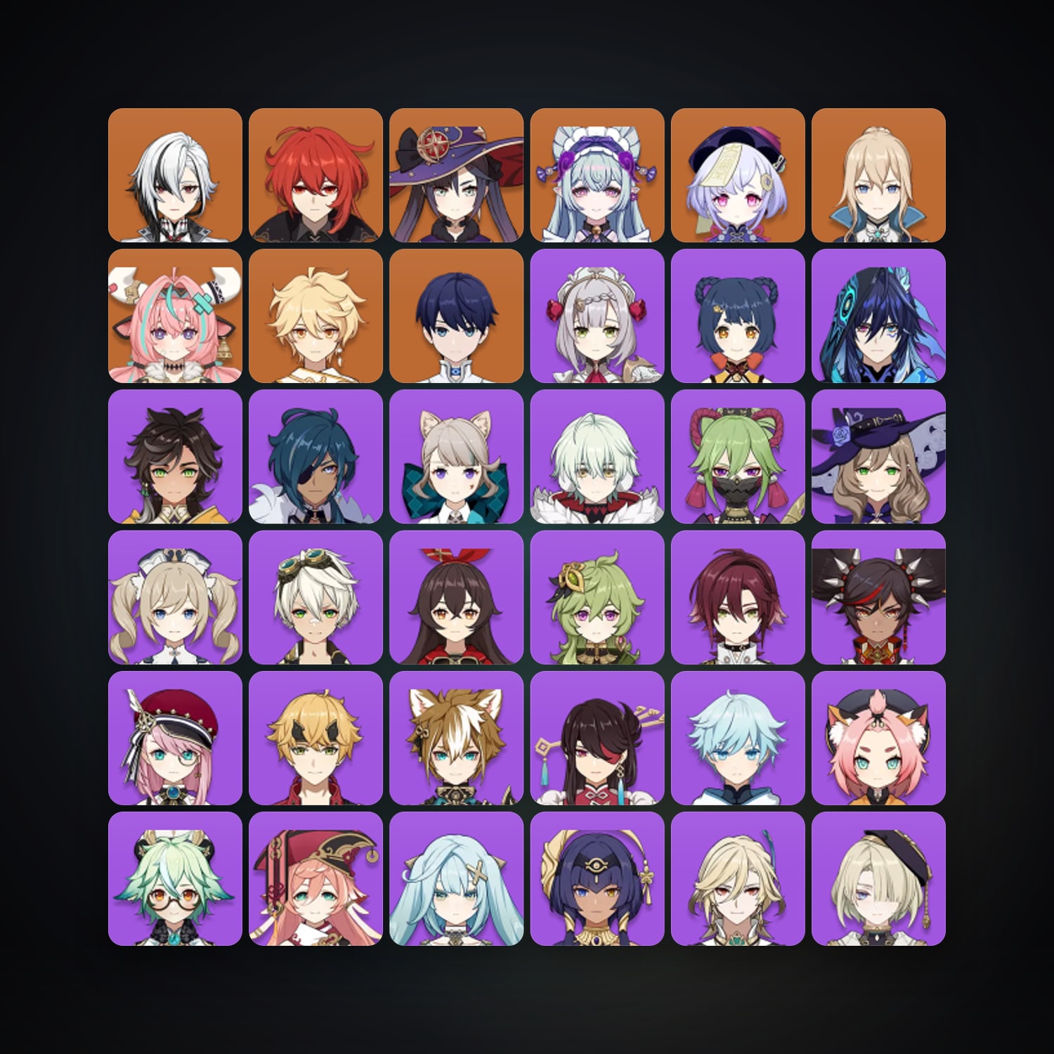 Genshin Impact | AR 56 | 40 Chars | 7× 5★ — Genshin / miHoYo Account — HabibiAccounts