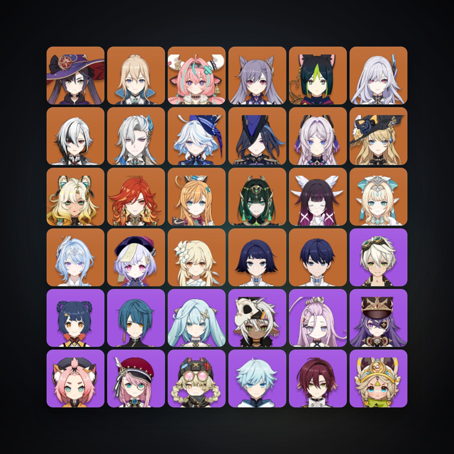 جينشن إمباكت | AR 60 | 71 شخصية | 20× 5★ — HabibiAccounts