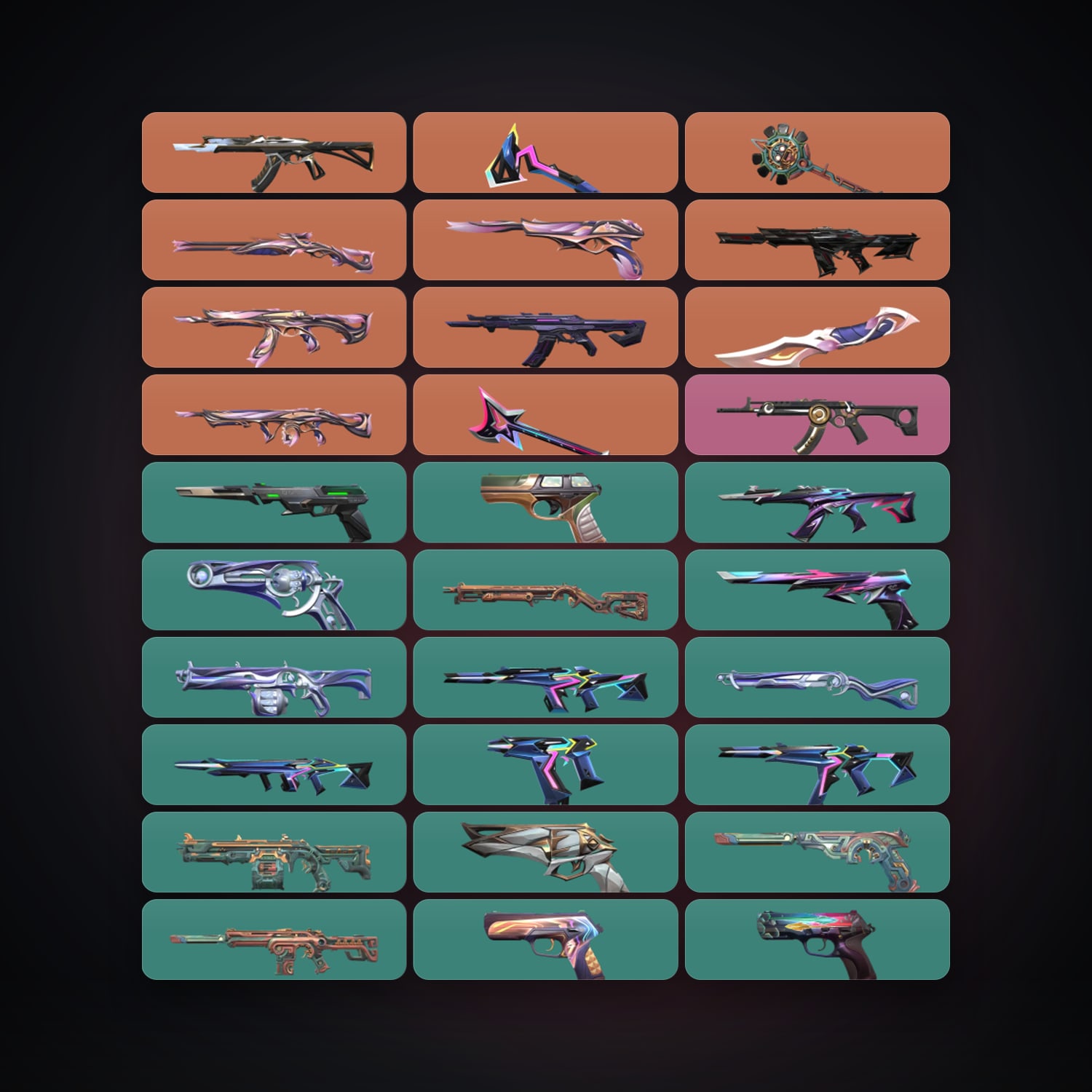 LA Diamond 1 locker — 4 knives, 62 skins, lvl 190 — HabibiAccounts