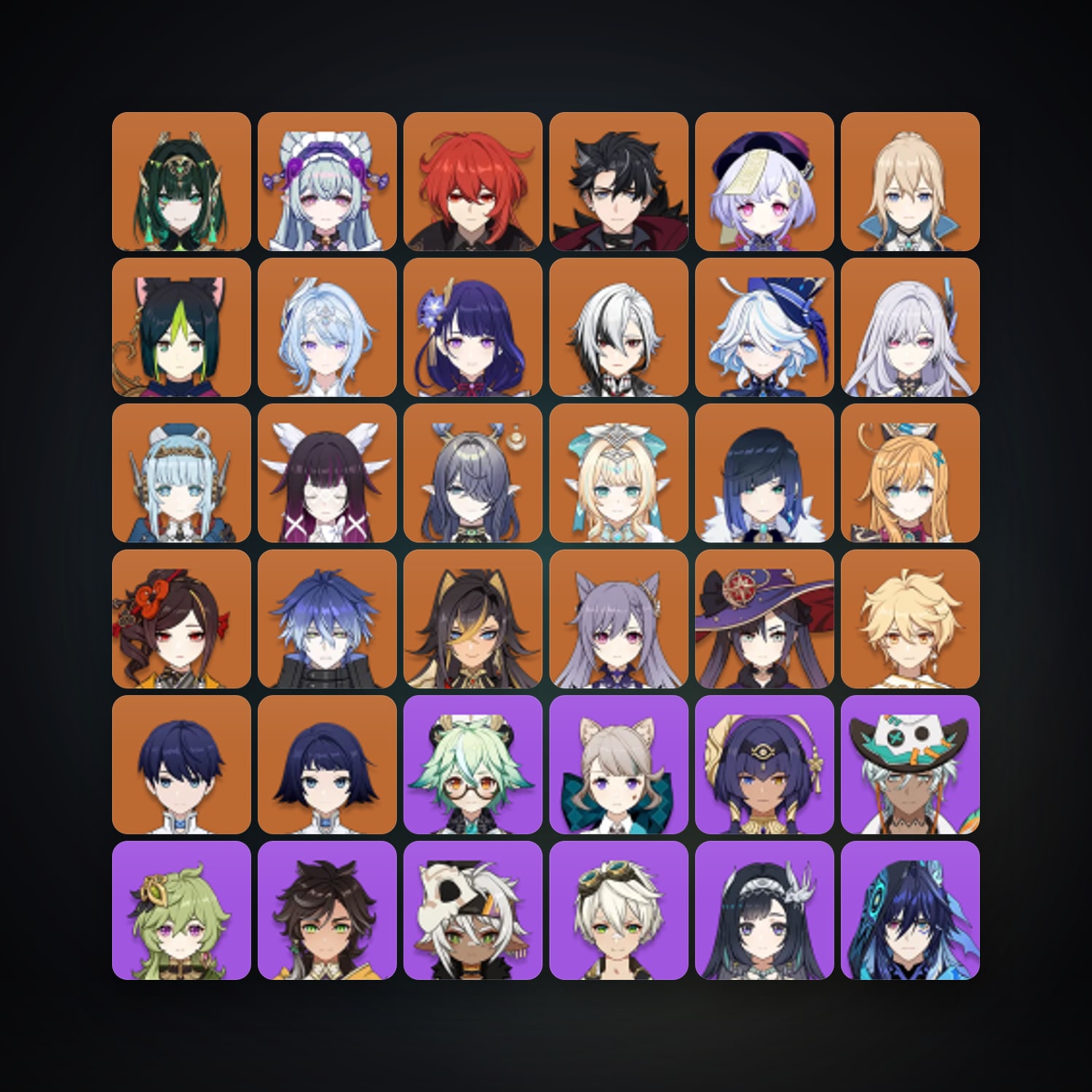 جينشن إمباكت | AR 59 | 73 شخصية | 23× 5★ — HabibiAccounts