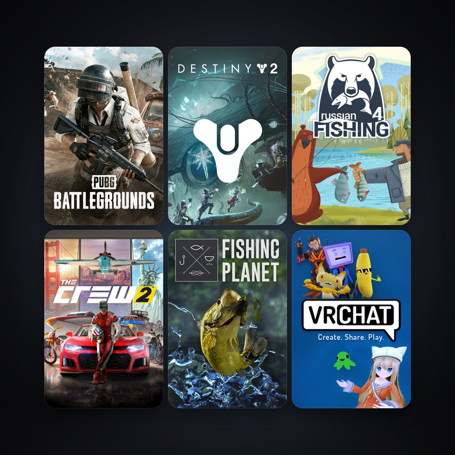 Free CS2 (No Prime) + Fishing Planet, 11 games, clean — HabibiAccounts